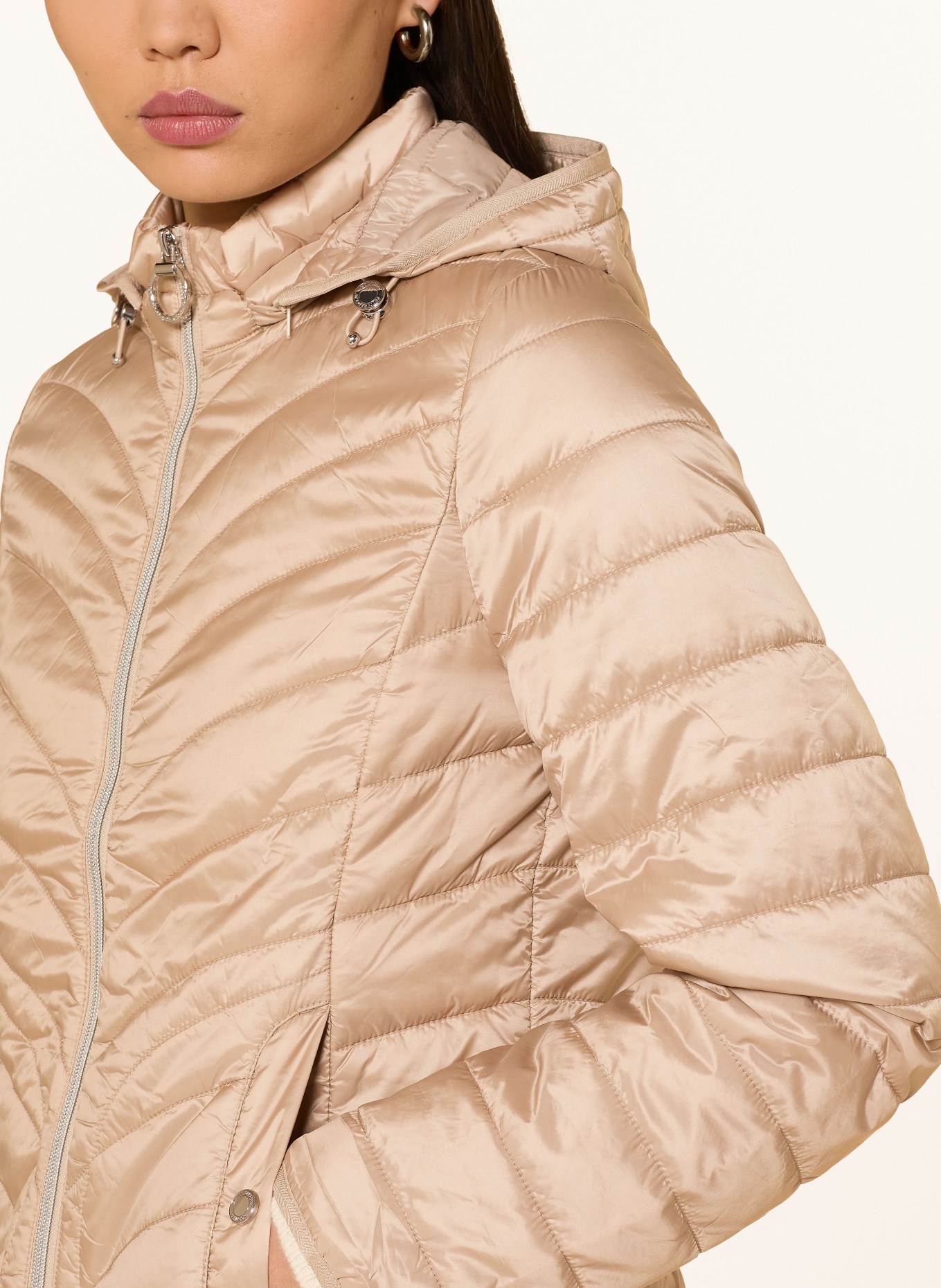 Betty Barclay quilted jacket: BEIGE
