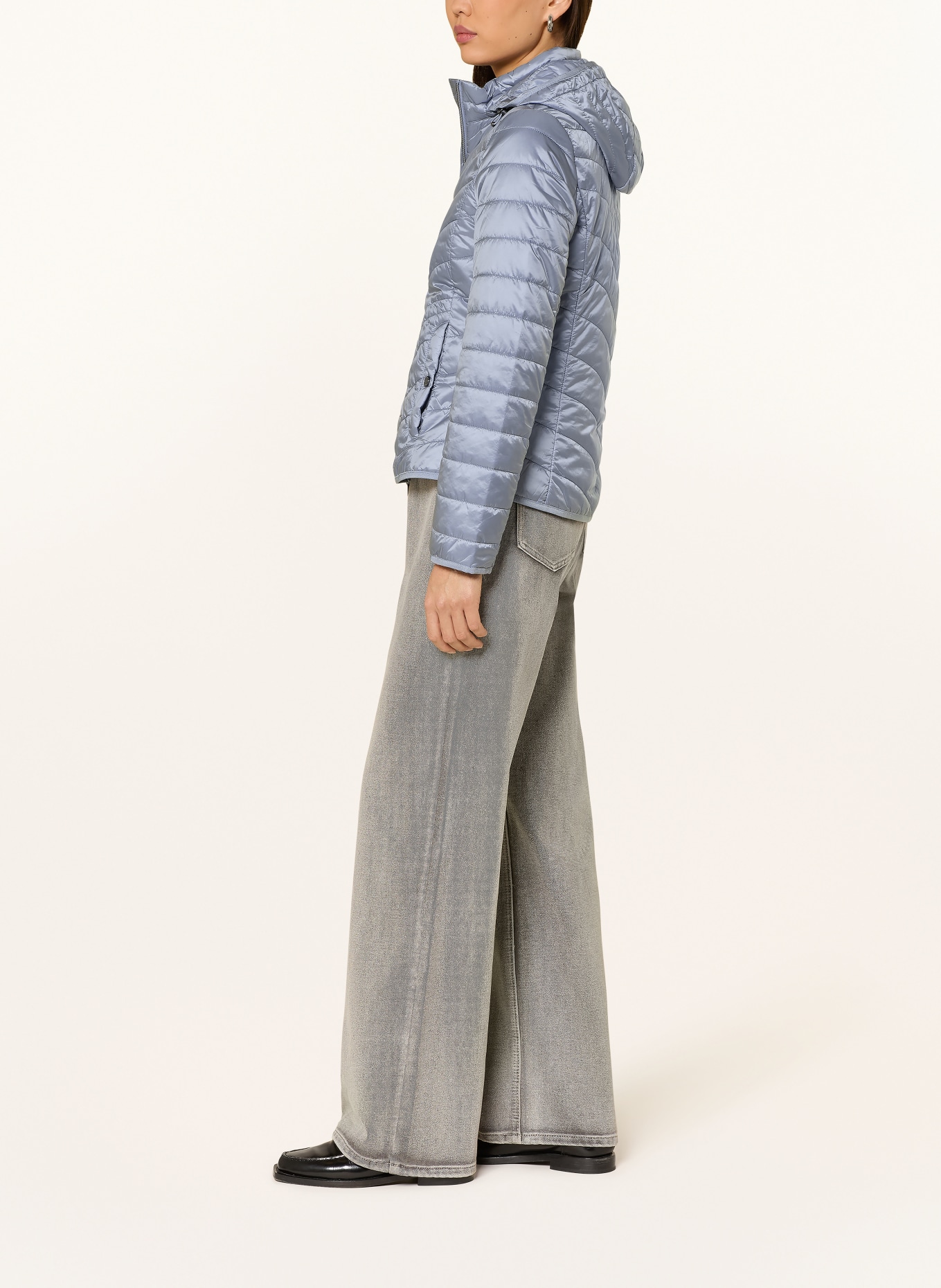 Betty Barclay quilted jacket: BLUE GRAY