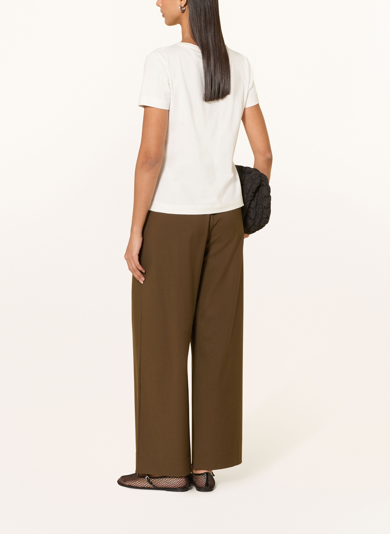 BETTY&CO T-shirt with gemstones: WHITE