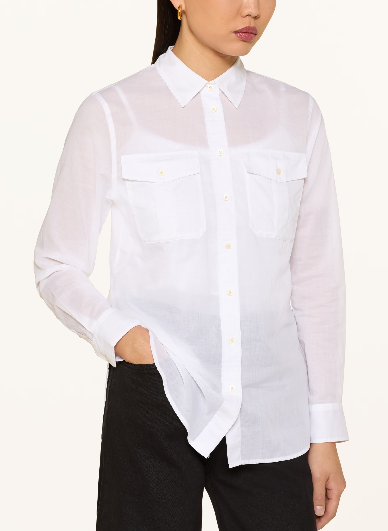 LAUREN RALPH LAUREN koszula: BIAŁY