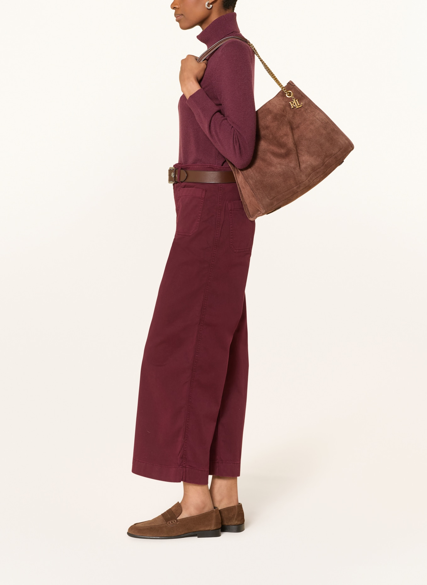 LAUREN RALPH LAUREN Spódnico-spodnie: CIEMNOCZERWONY