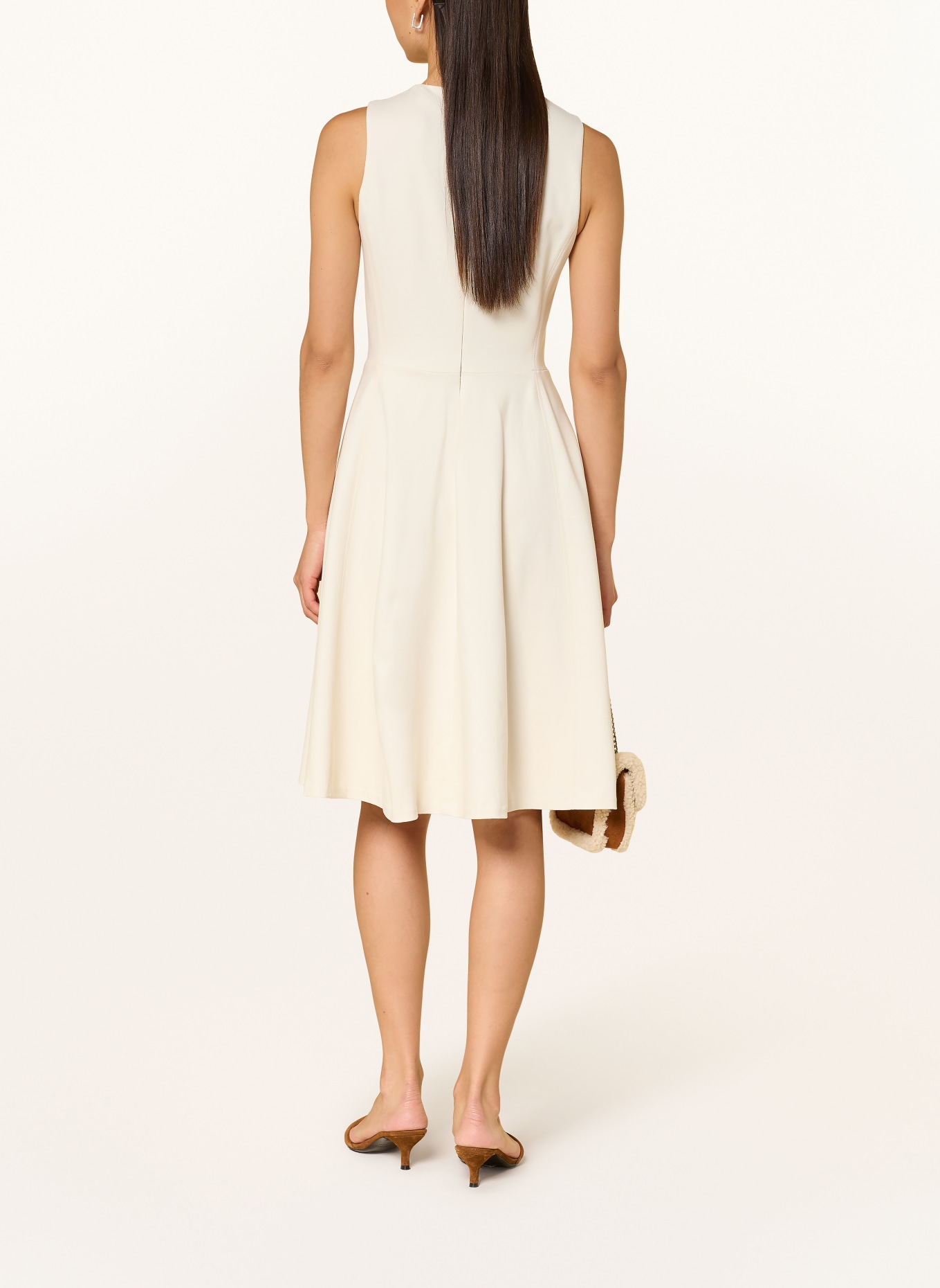 LAUREN RALPH LAUREN jersey dress: CREAM