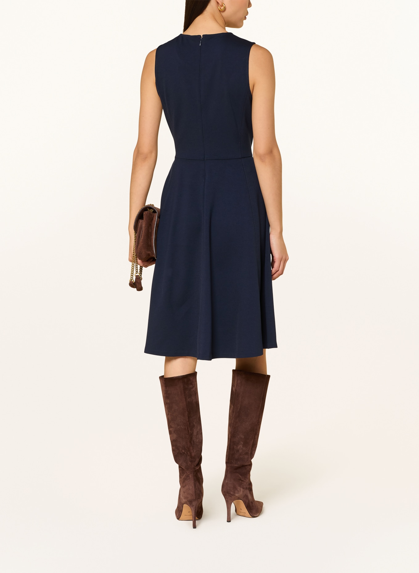 LAUREN RALPH LAUREN Jerseykleid: DUNKELBLAU