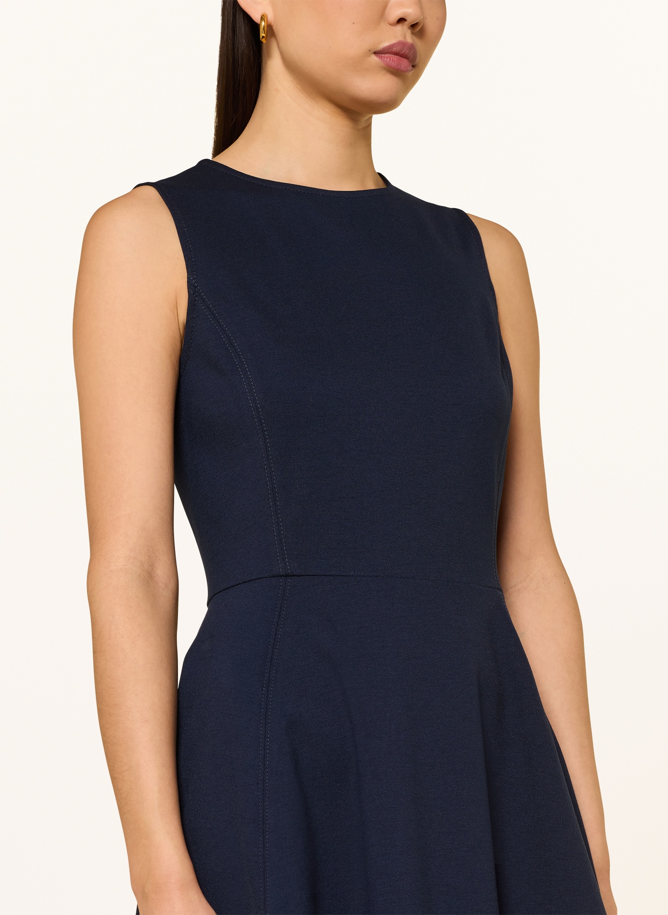 LAUREN RALPH LAUREN Jerseykleid: DUNKELBLAU