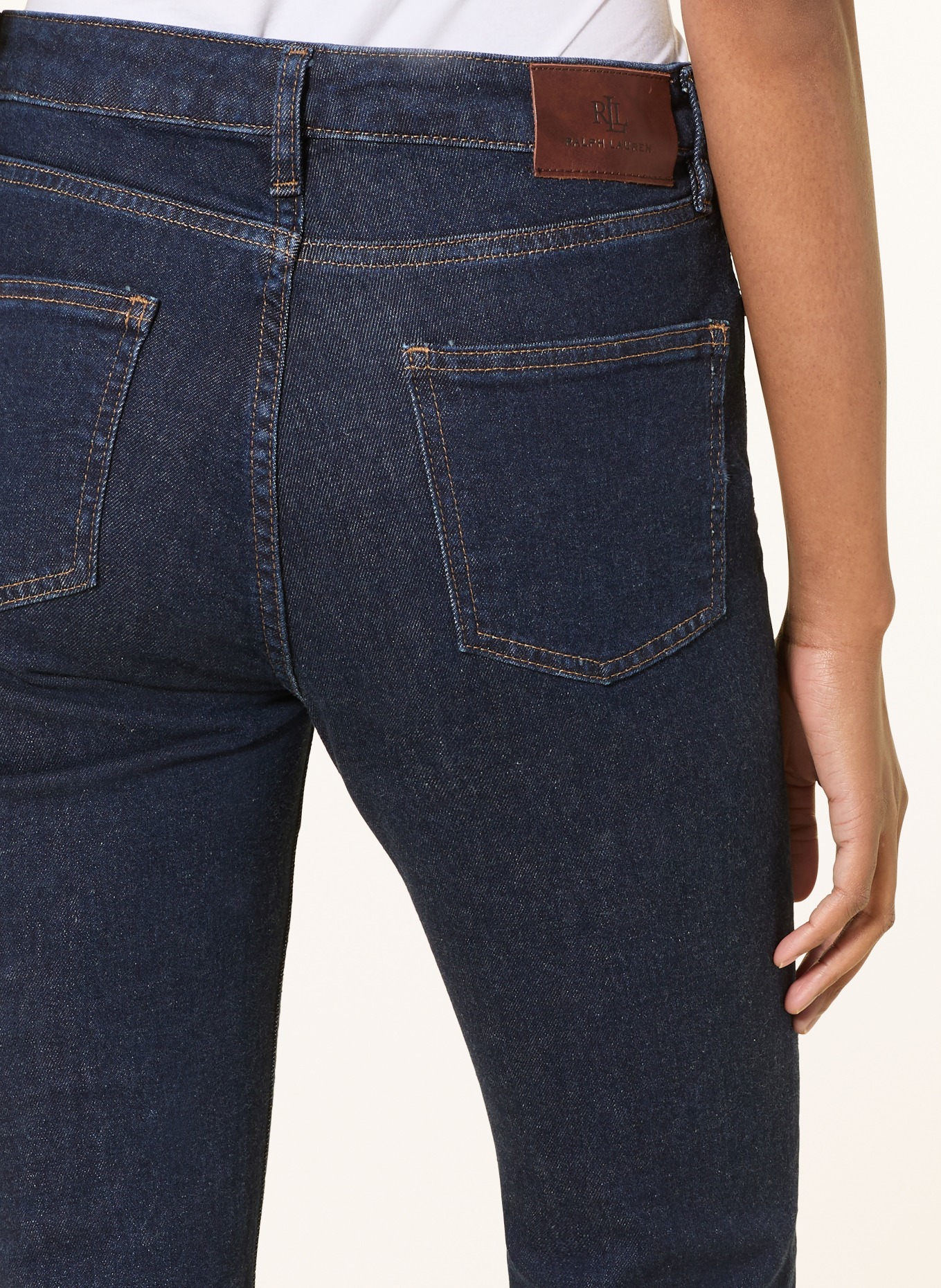 LAUREN RALPH LAUREN Džíny s rozšiřujícími se nohavicemi: 001 RINSE WASH