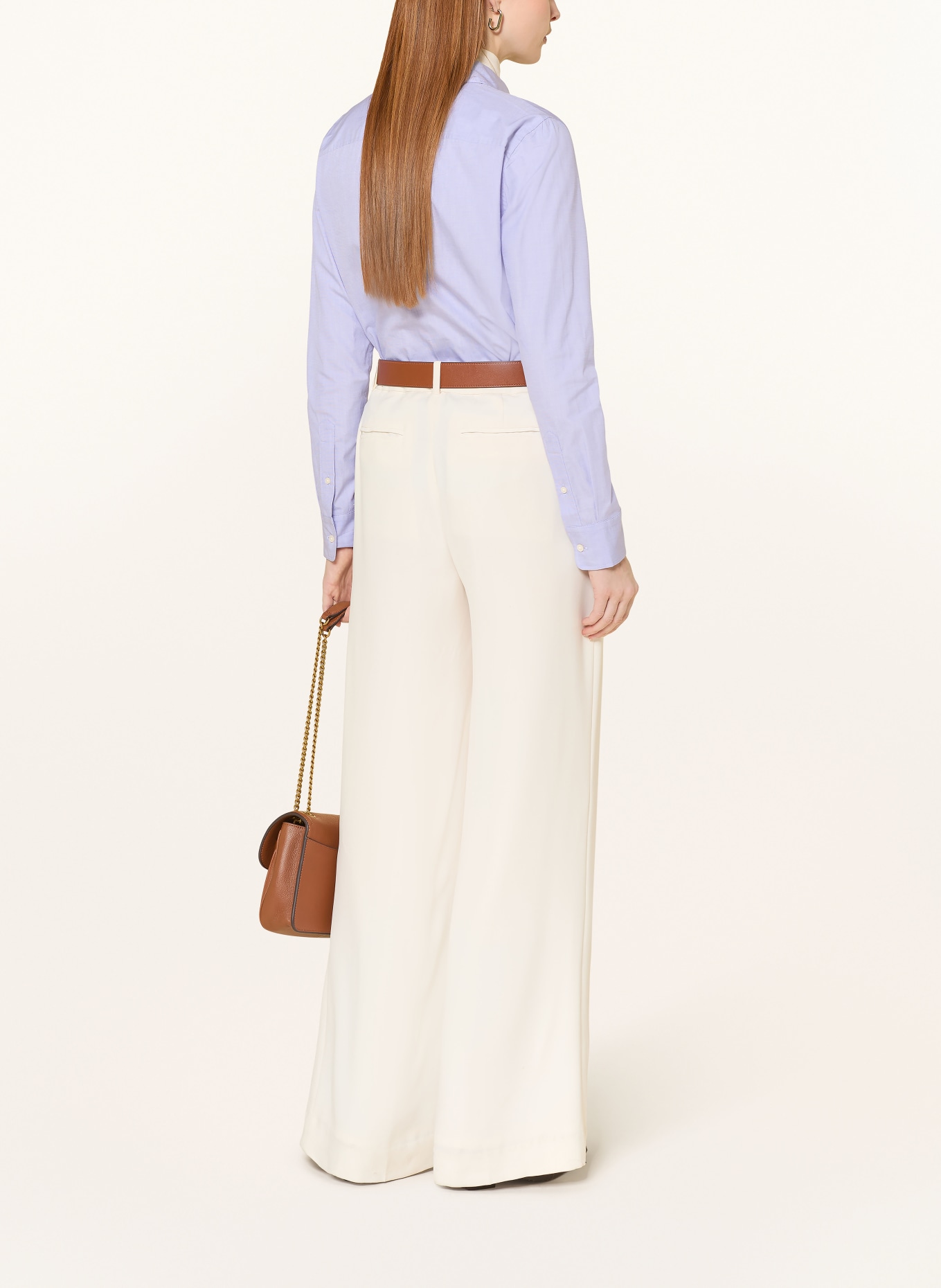 LAUREN RALPH LAUREN shirt blouse: LIGHT BLUE