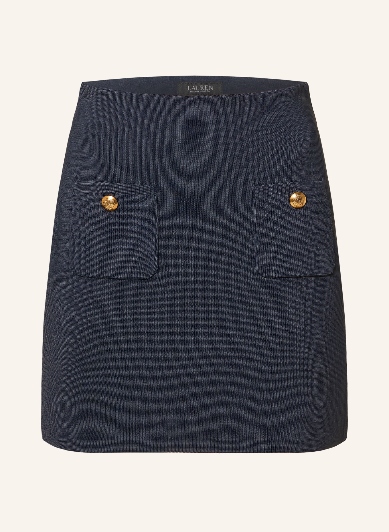 LAUREN RALPH LAUREN Strickrock: DUNKELBLAU