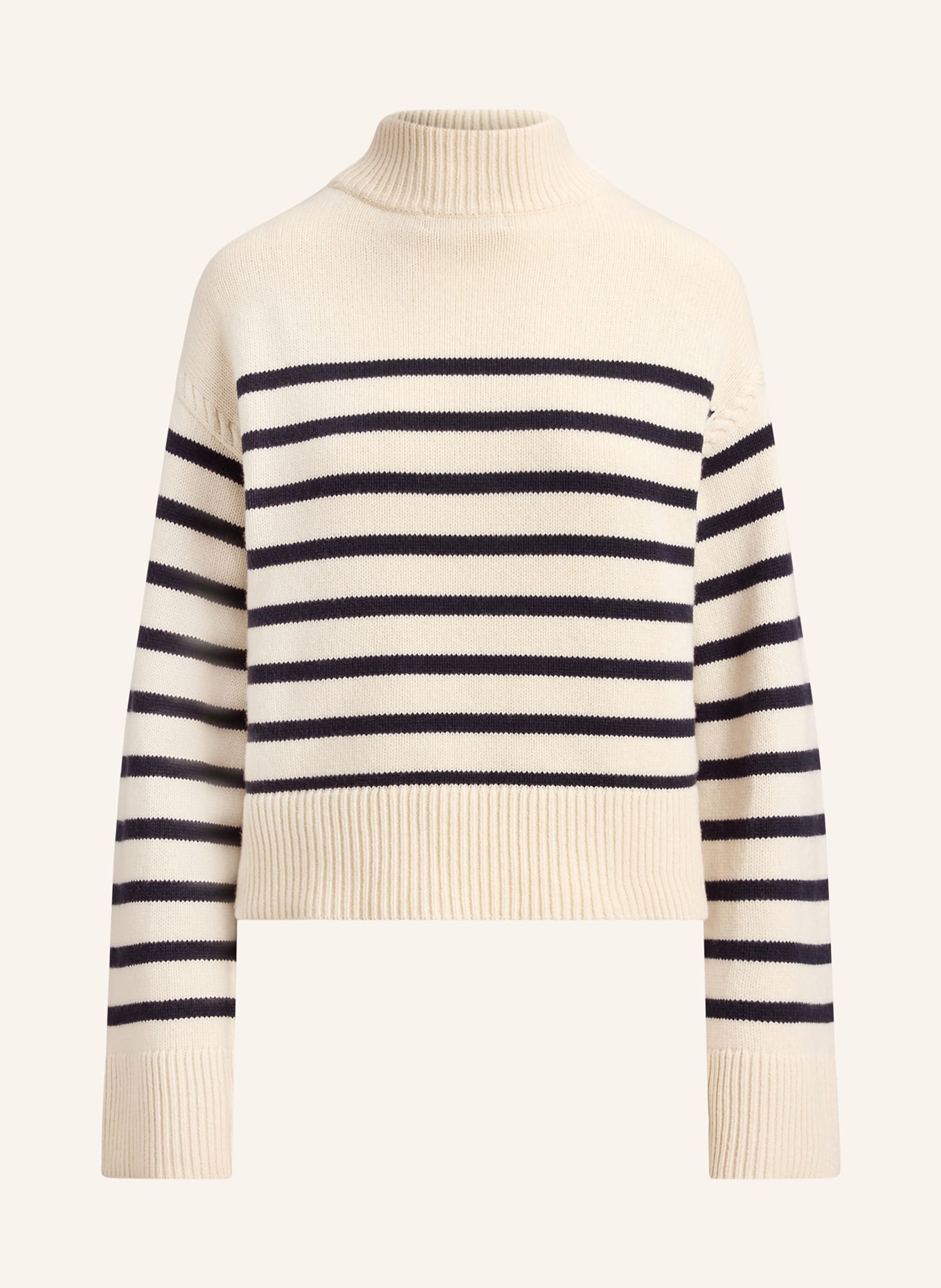 LAUREN RALPH LAUREN sweter: KREMOWY / GRANATOWY