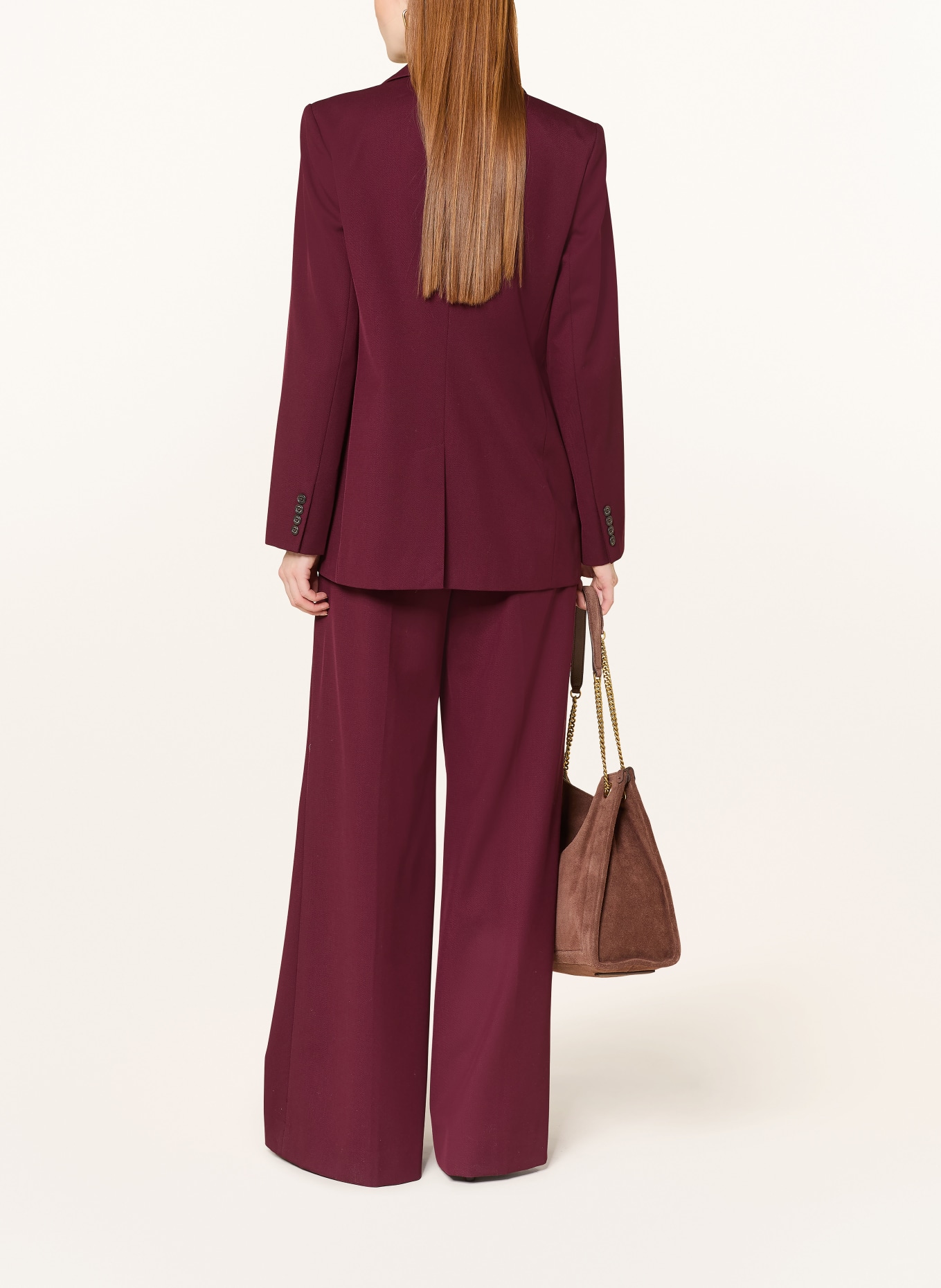 LAUREN RALPH LAUREN blazer: DARK RED