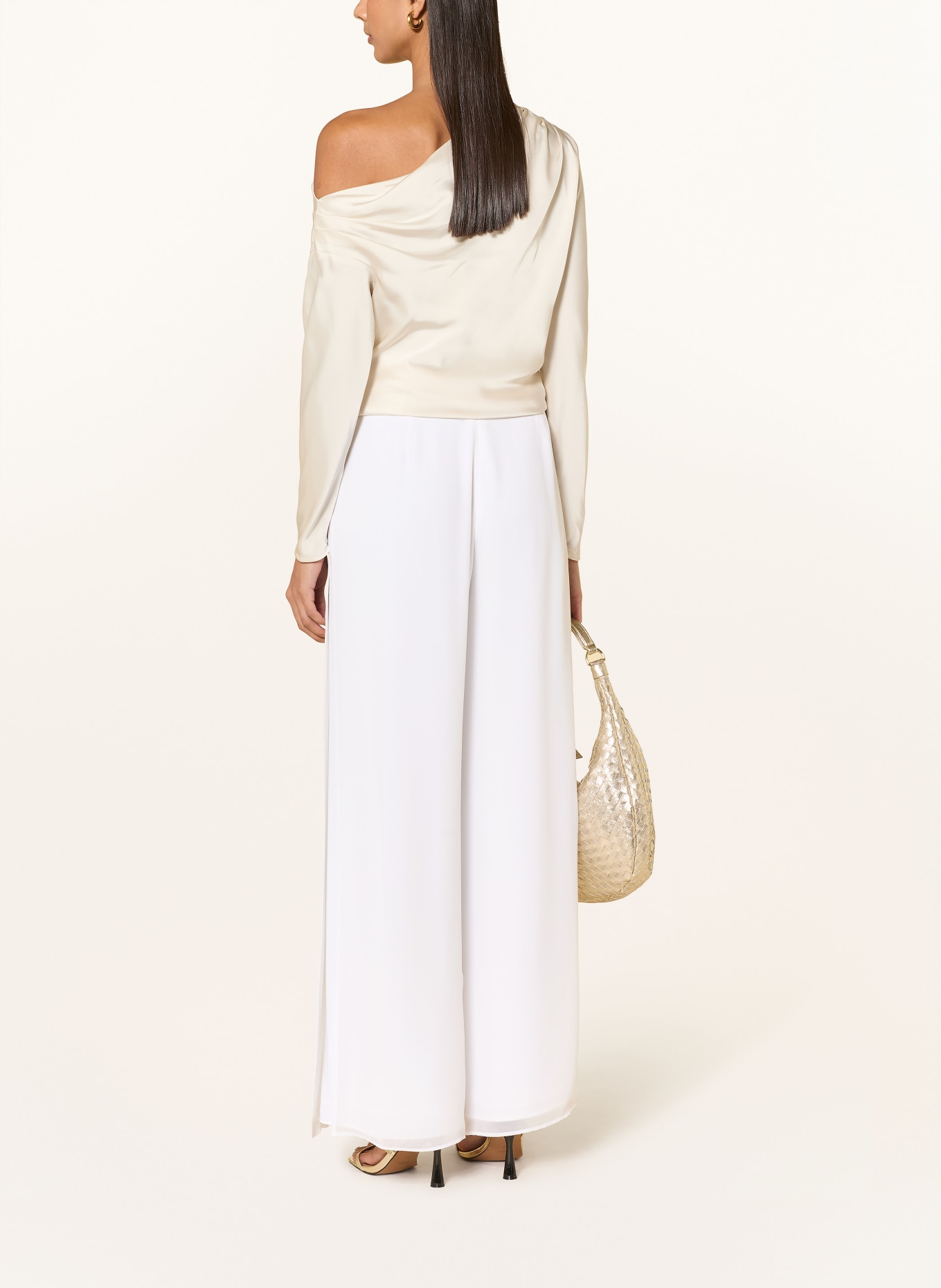 LAUREN RALPH LAUREN kalhoty Marlene: BÍLÁ