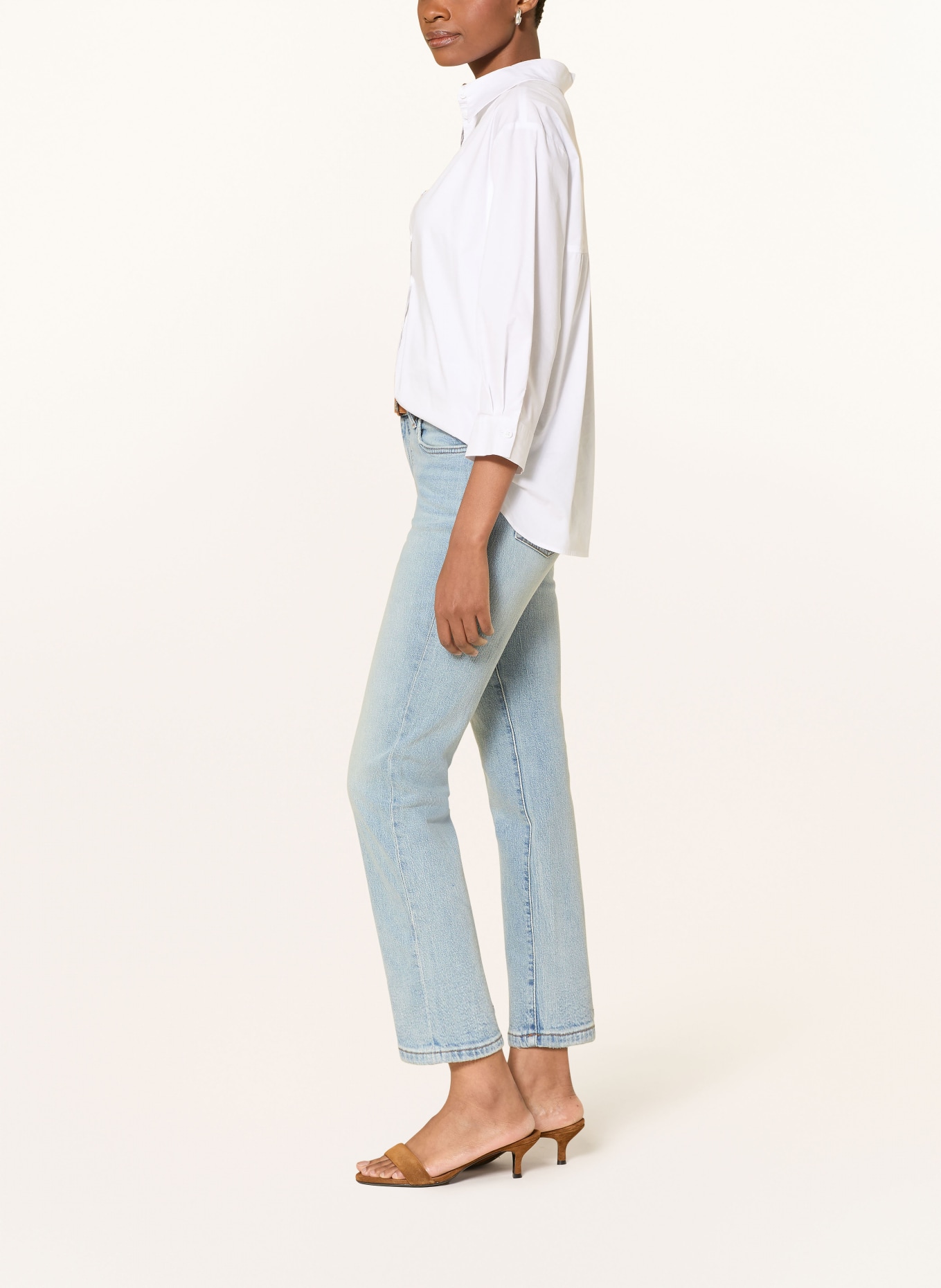 LAUREN RALPH LAUREN Cropped jeans: 001 CASSEAH WASH