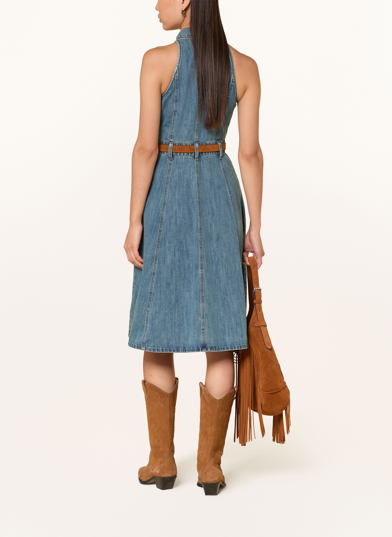 LAUREN RALPH LAUREN sukienka jeansowa: NIEBIESKI