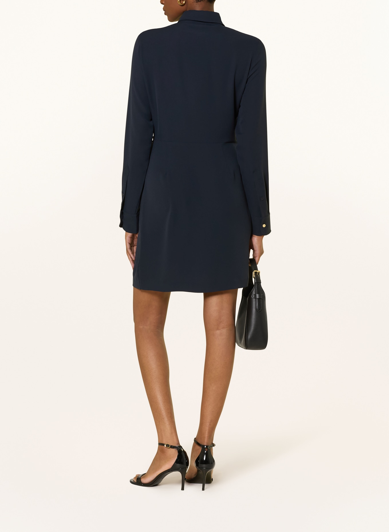 LAUREN RALPH LAUREN Hemdblusenkleid: DUNKELBLAU