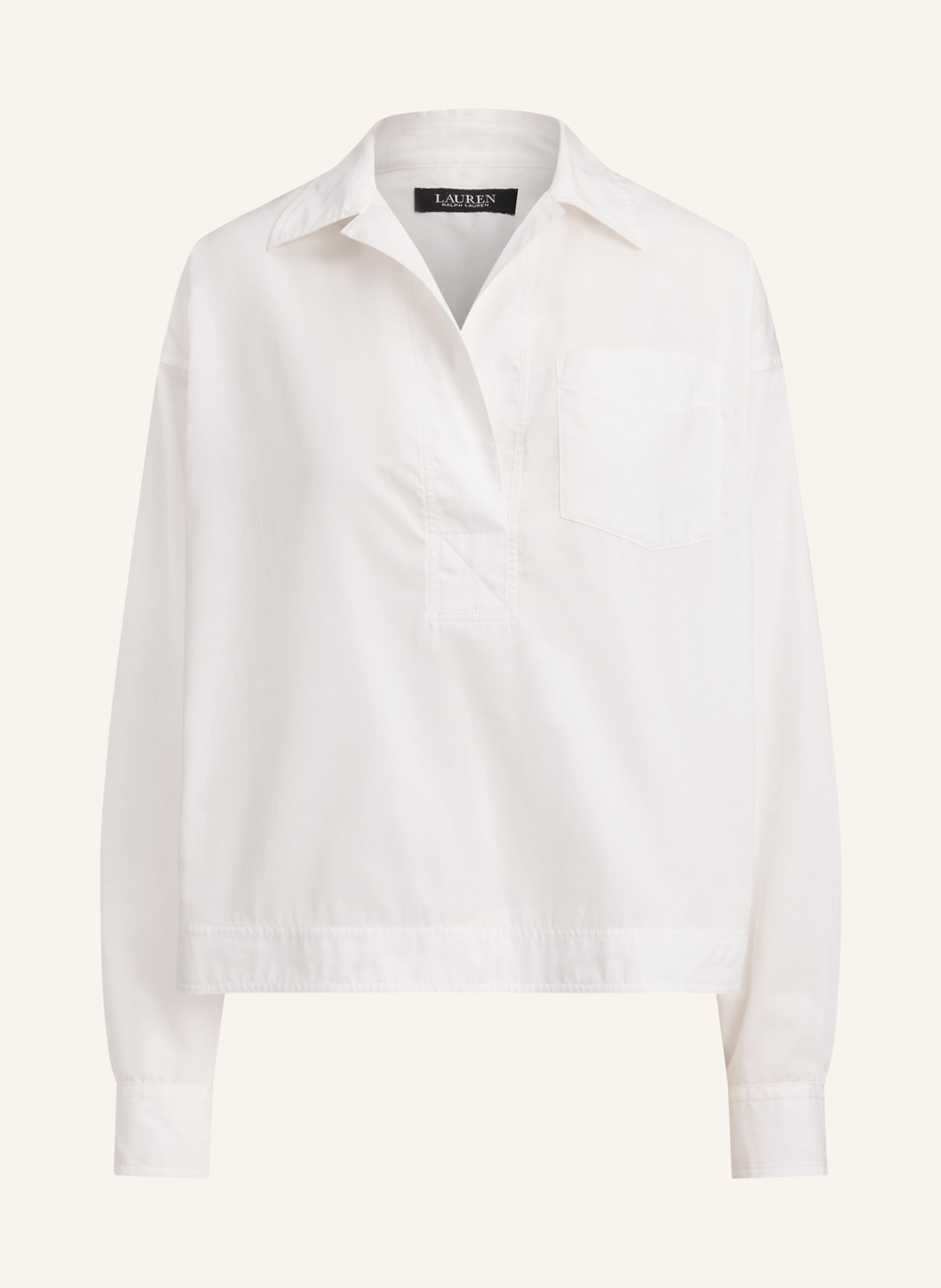 LAUREN RALPH LAUREN blouse shirt: WHITE