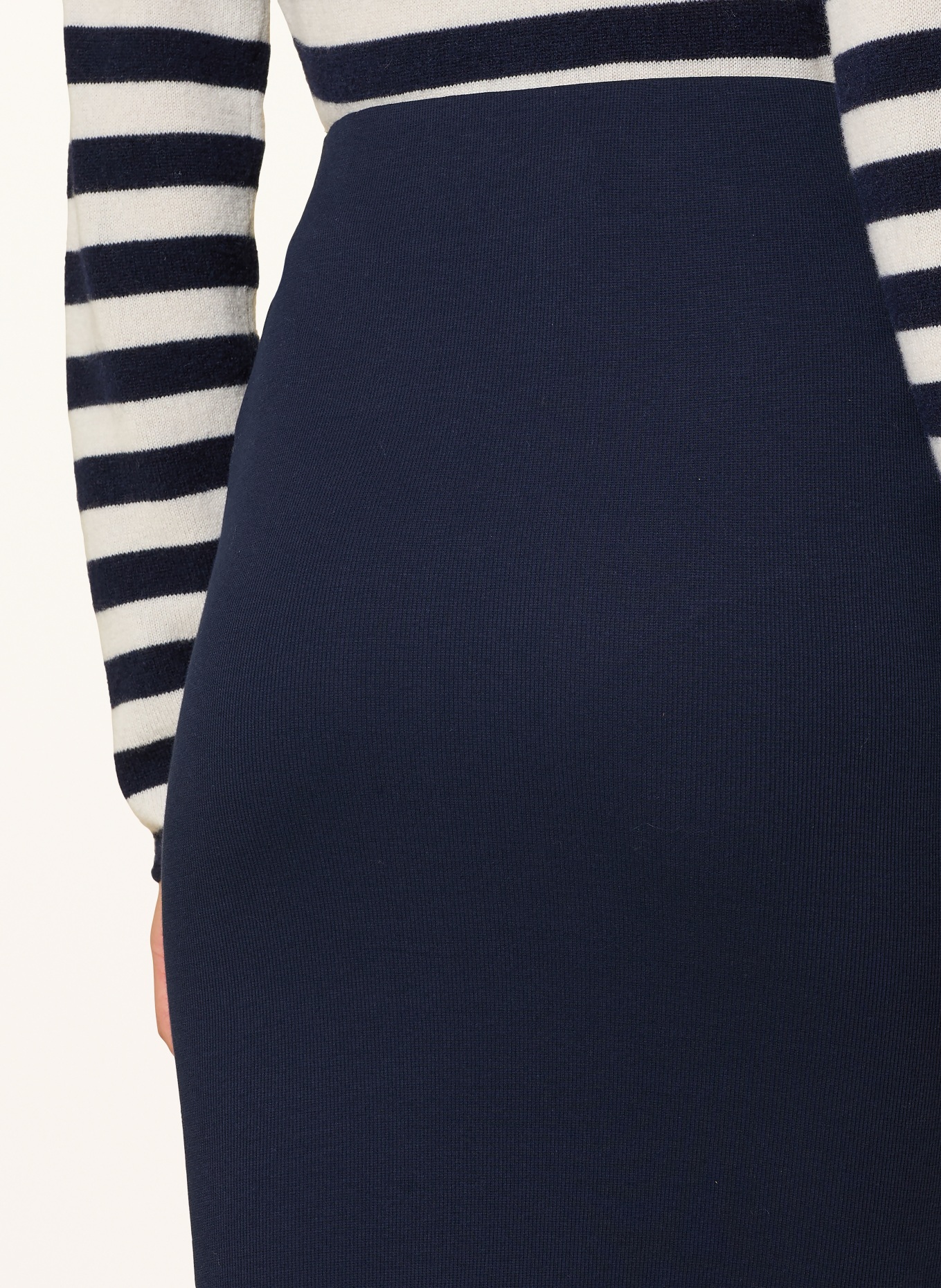 LAUREN RALPH LAUREN jersey skirt: DARK BLUE