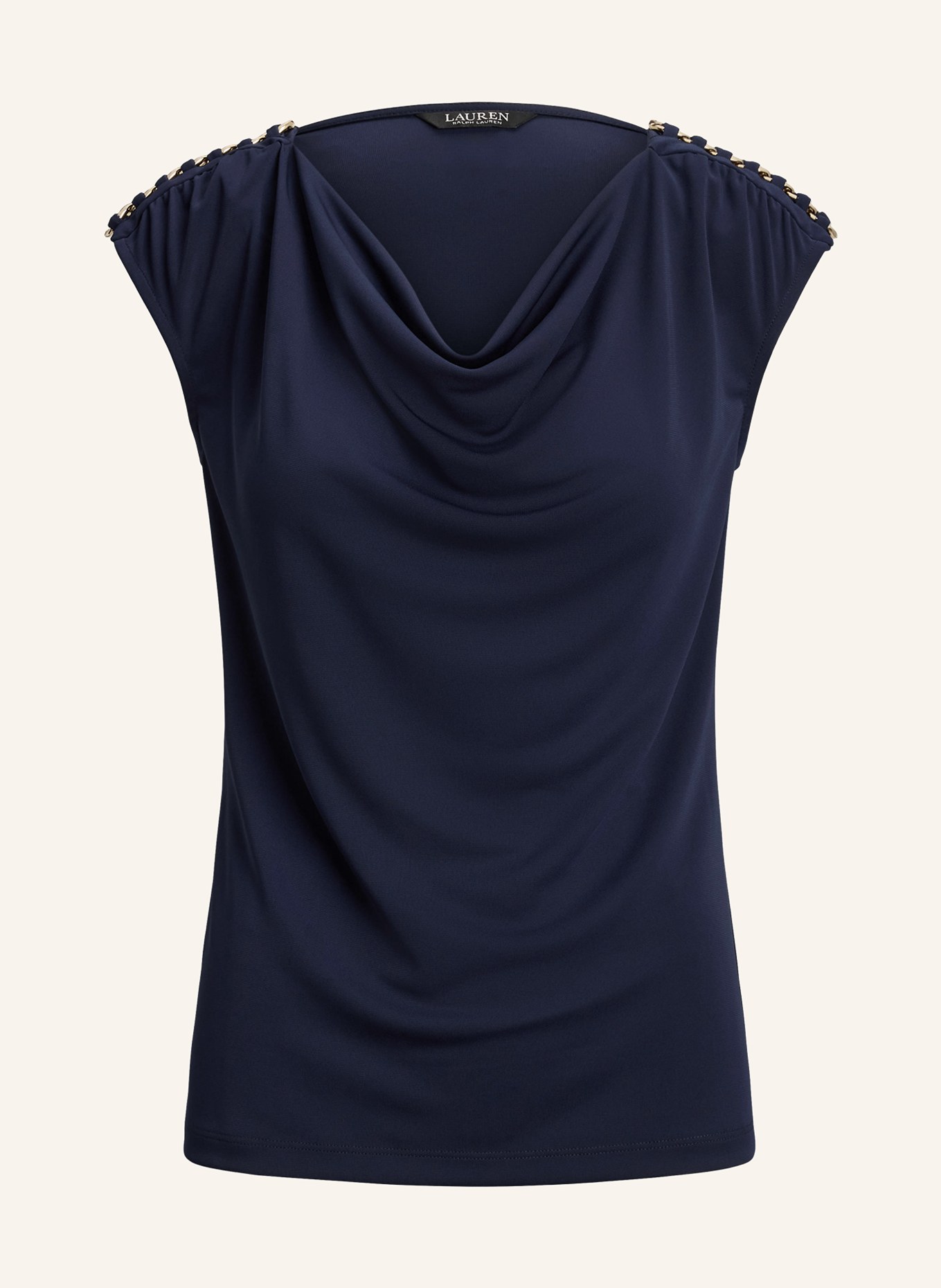 LAUREN RALPH LAUREN Top: DARK BLUE