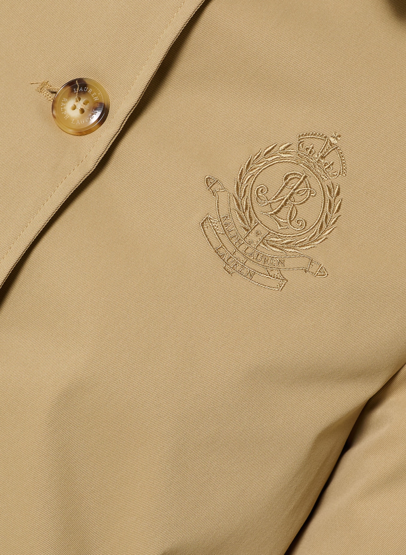 LAUREN RALPH LAUREN trench coat: LIGHT BROWN