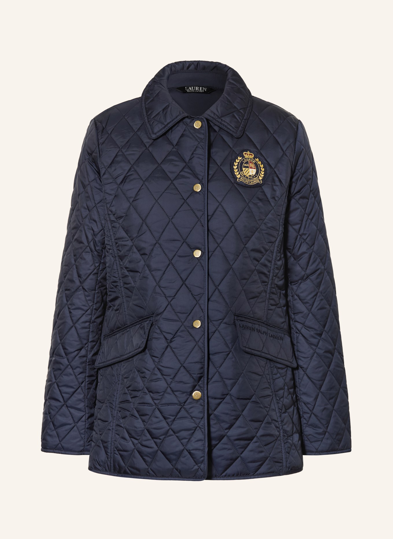 LAUREN RALPH LAUREN quilted jacket: DARK BLUE