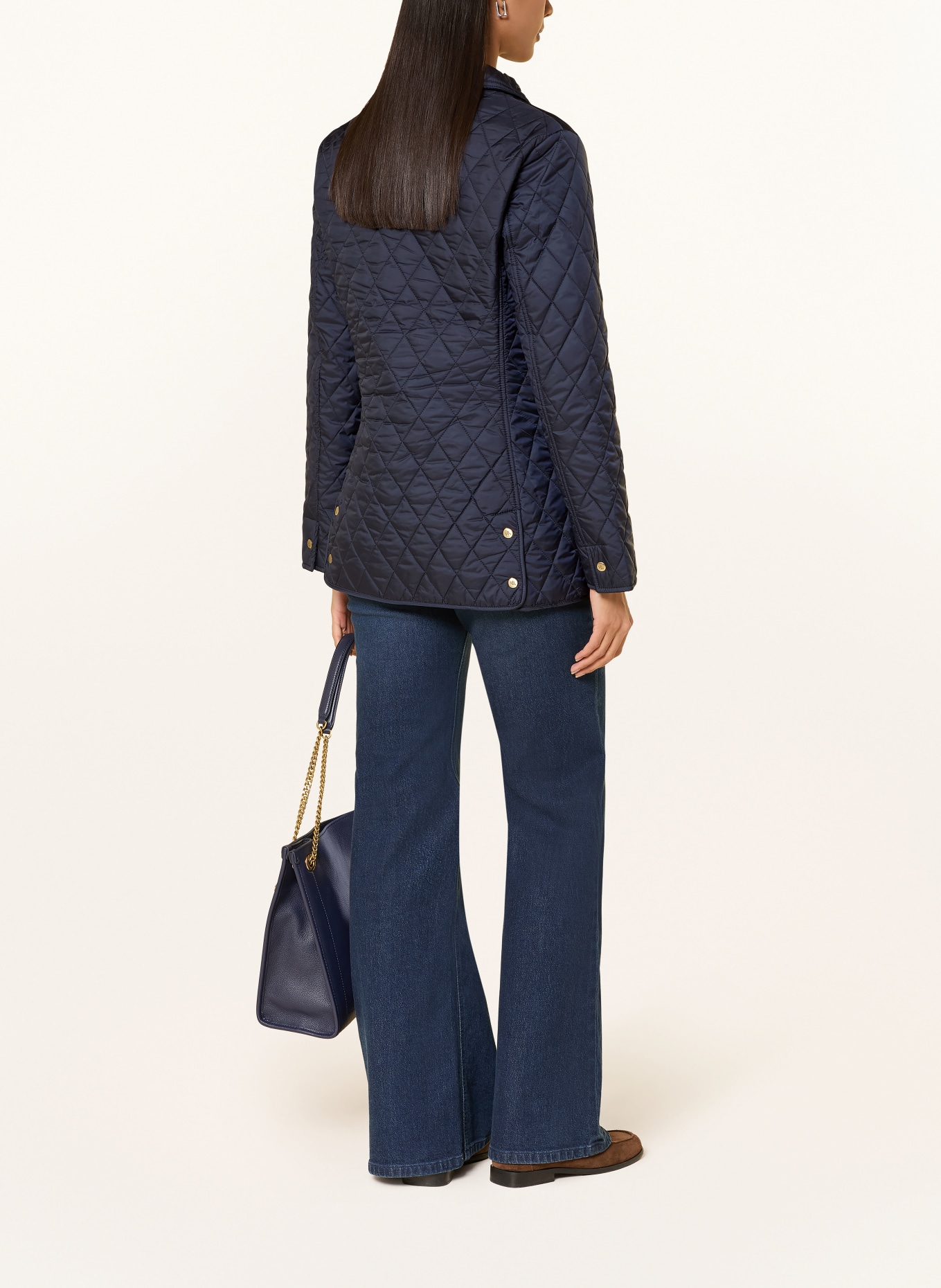 LAUREN RALPH LAUREN quilted jacket: DARK BLUE