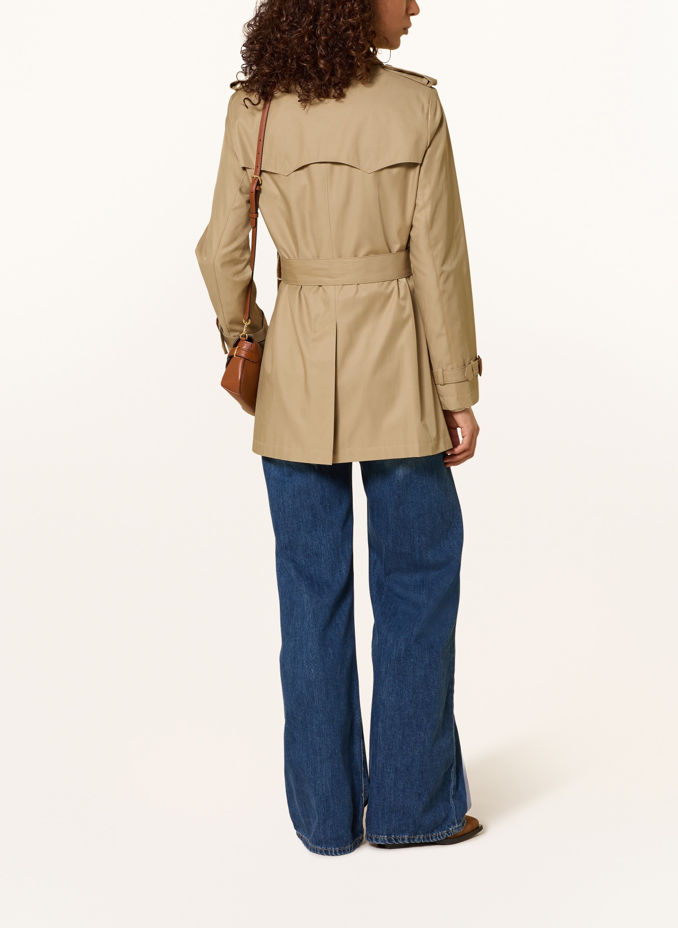LAUREN RALPH LAUREN trench coat: BEIGE