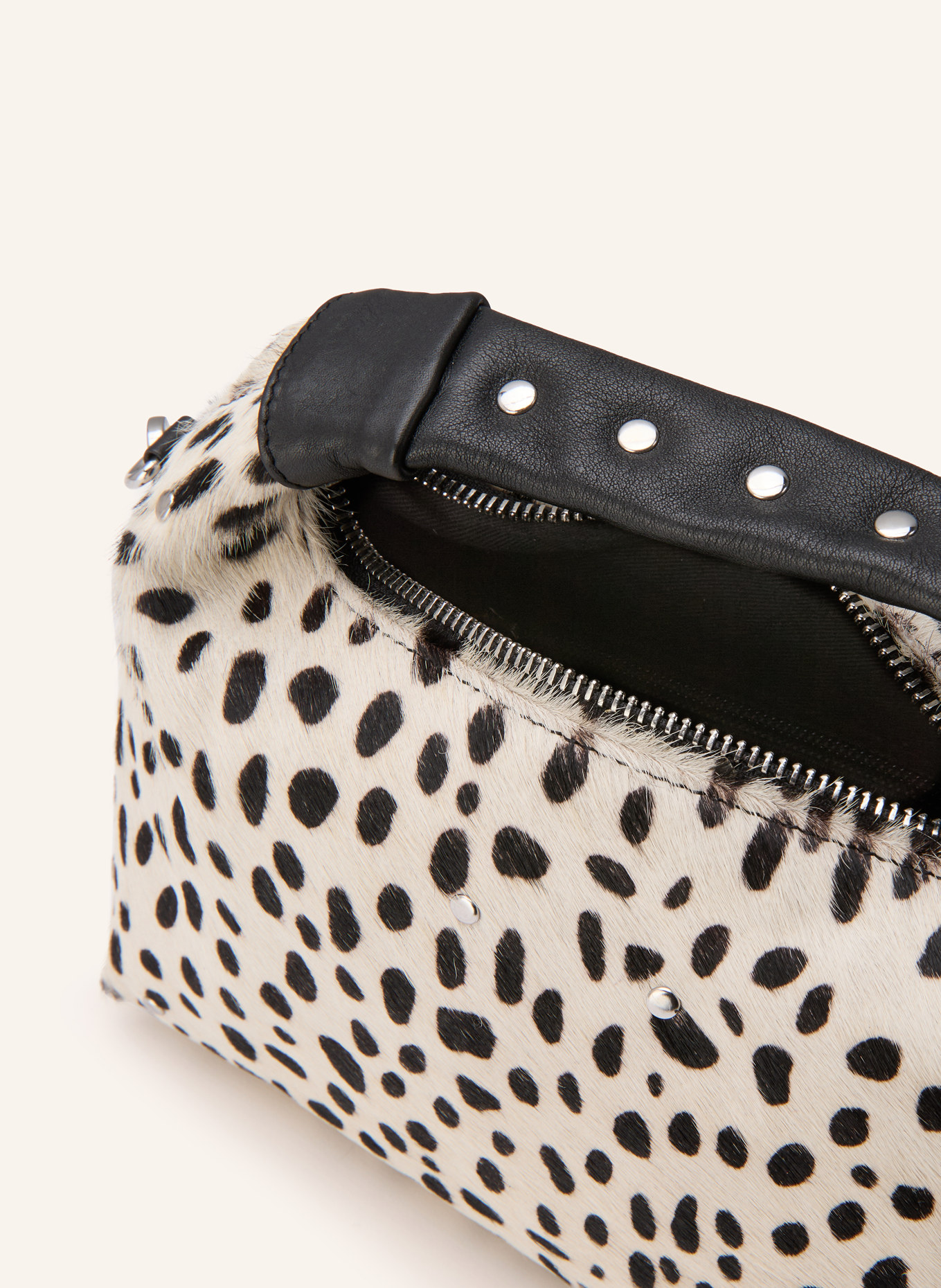 NÚNOO DANDY DELUXE handbag: WHITE / BLACK