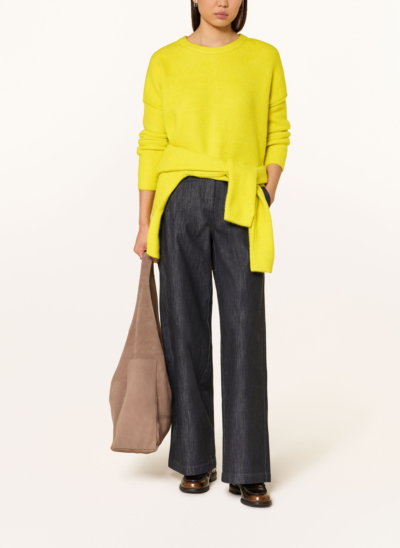 BETTY&CO sweter: JASKRAWY ŻÓŁTY