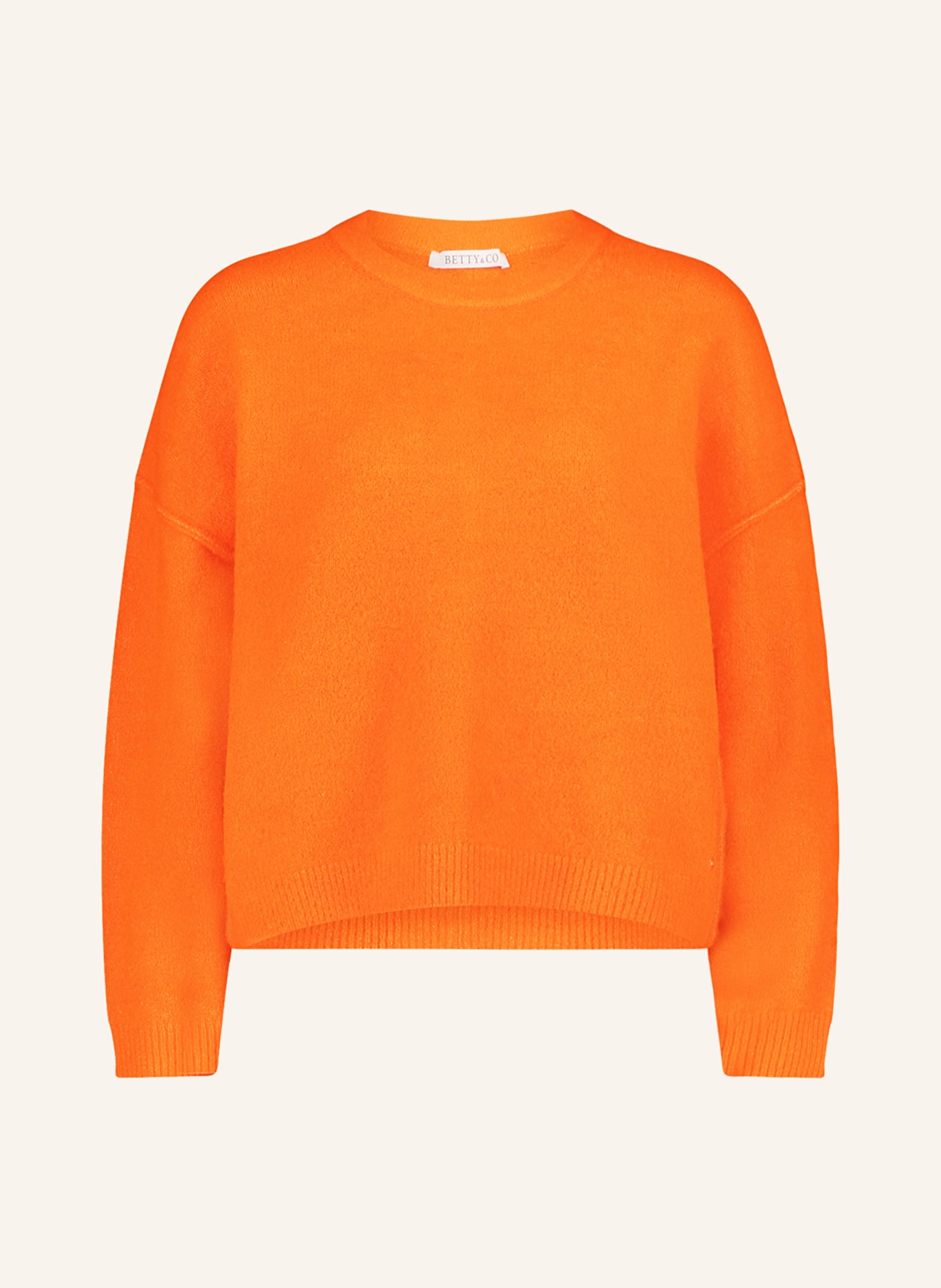 BETTY&CO sweter: JASKRAWY POMARAŃCZOWY