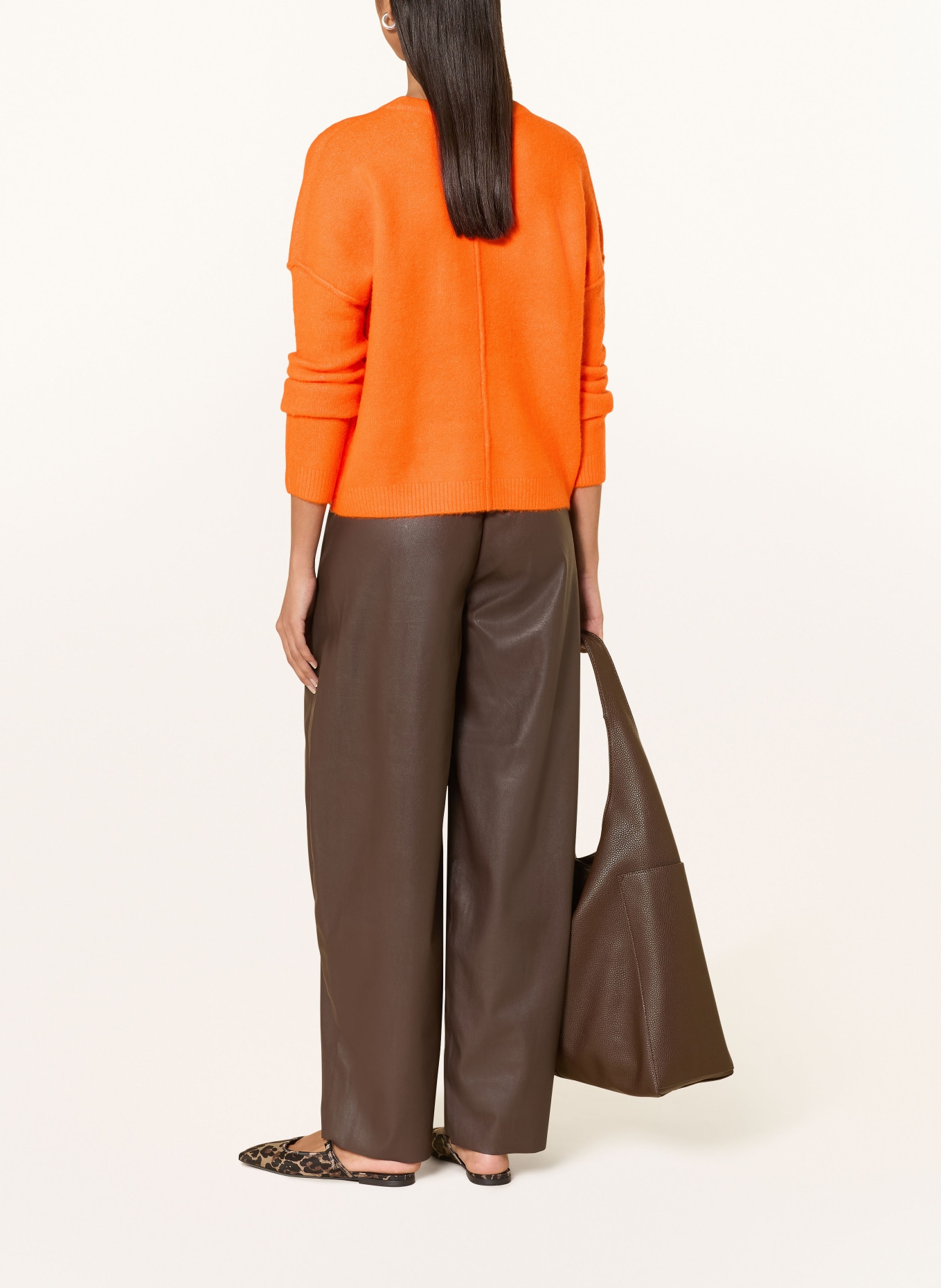 BETTY&CO sweter: JASKRAWY POMARAŃCZOWY