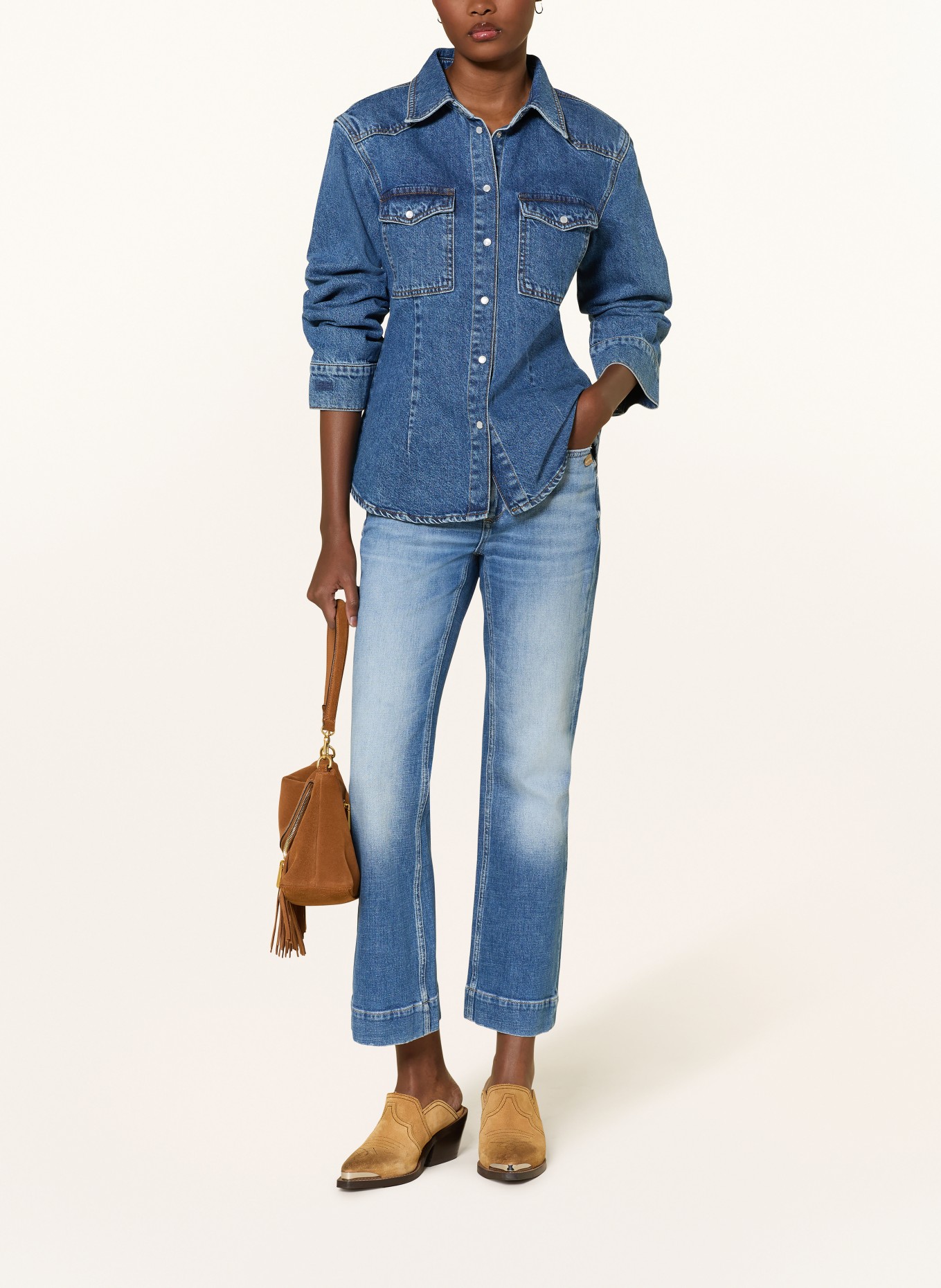 GANG Flared Jeans 94MAXIMA: 7734 slight authentic midblue