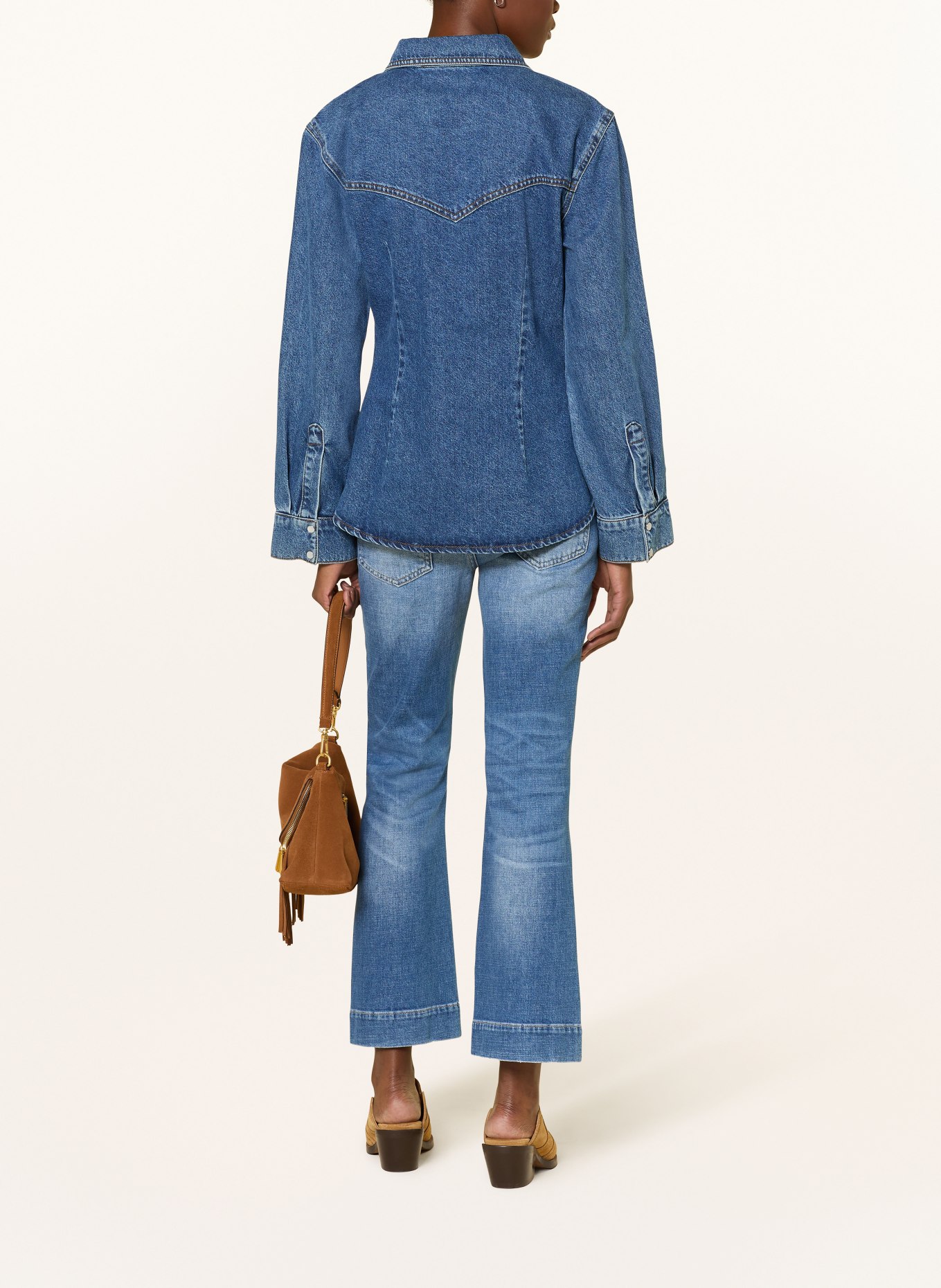 GANG Flared Jeans 94MAXIMA: 7734 slight authentic midblue