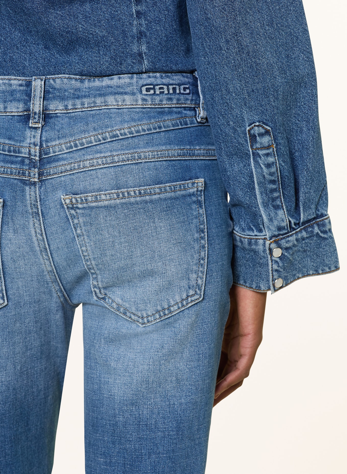 GANG Flared Jeans 94MAXIMA: 7734 slight authentic midblue