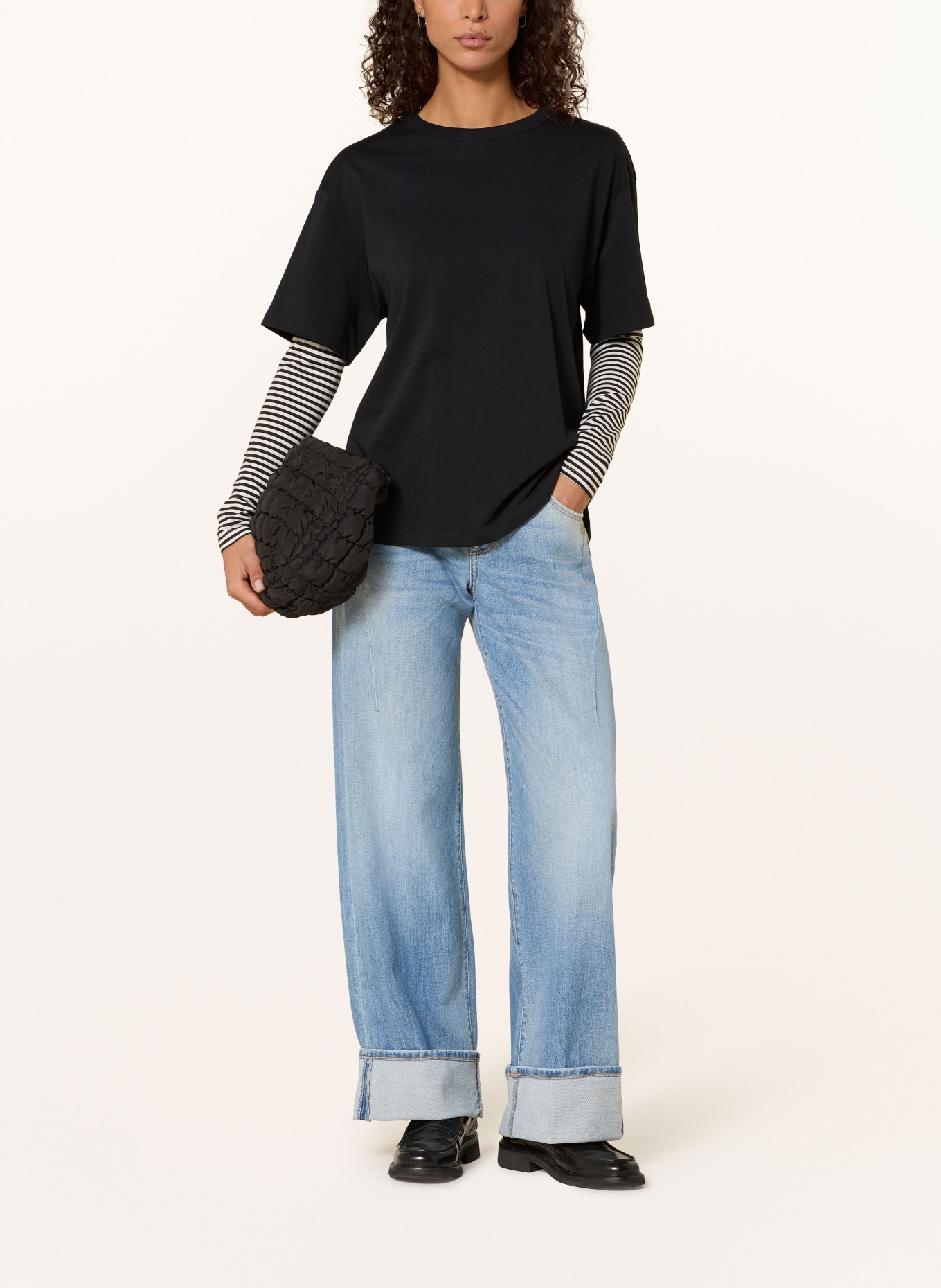 GANG Wide Leg Jeans 94CLAIRE: HELLBLAU