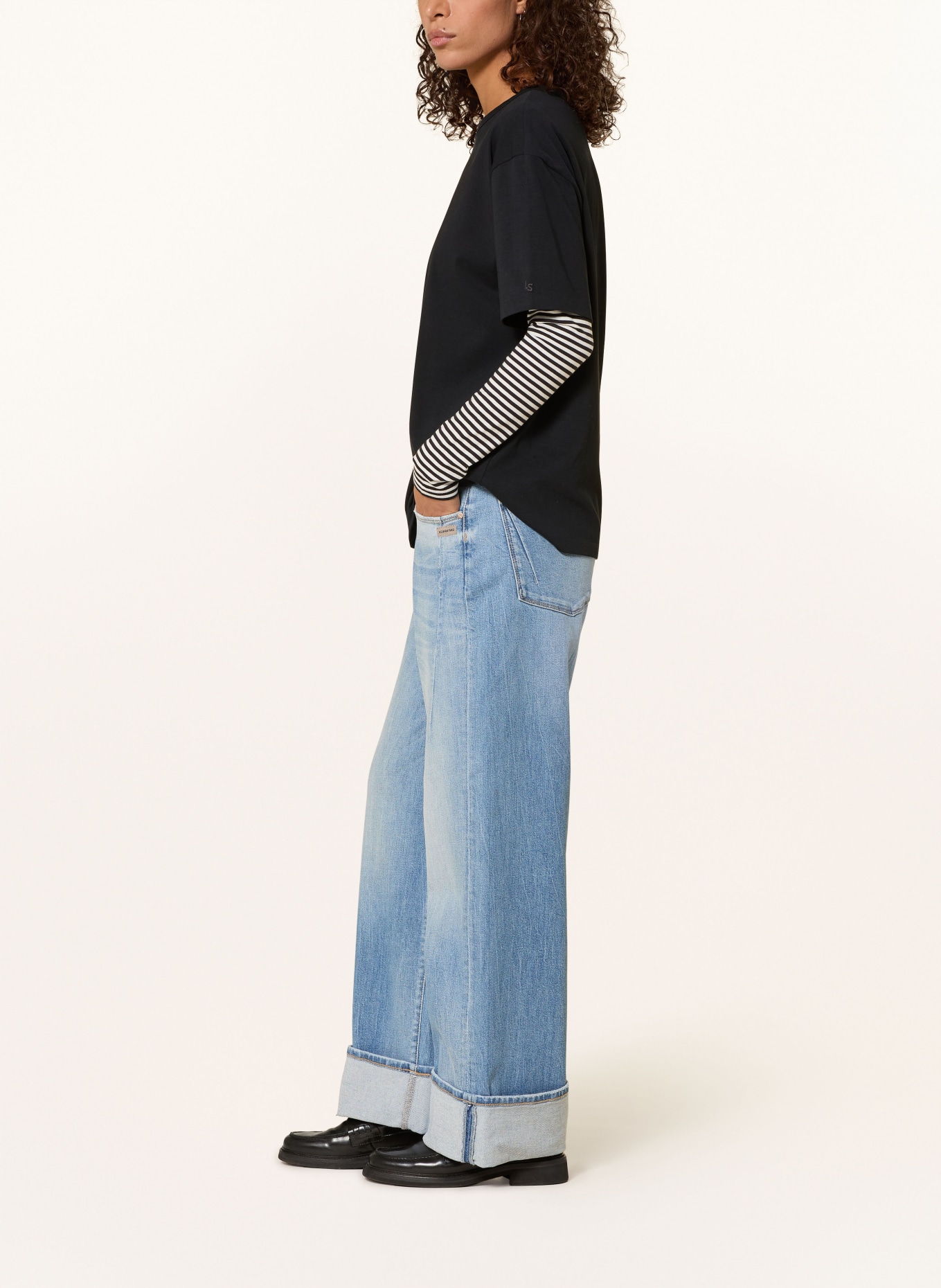 GANG Wide Leg Jeans 94CLAIRE: HELLBLAU