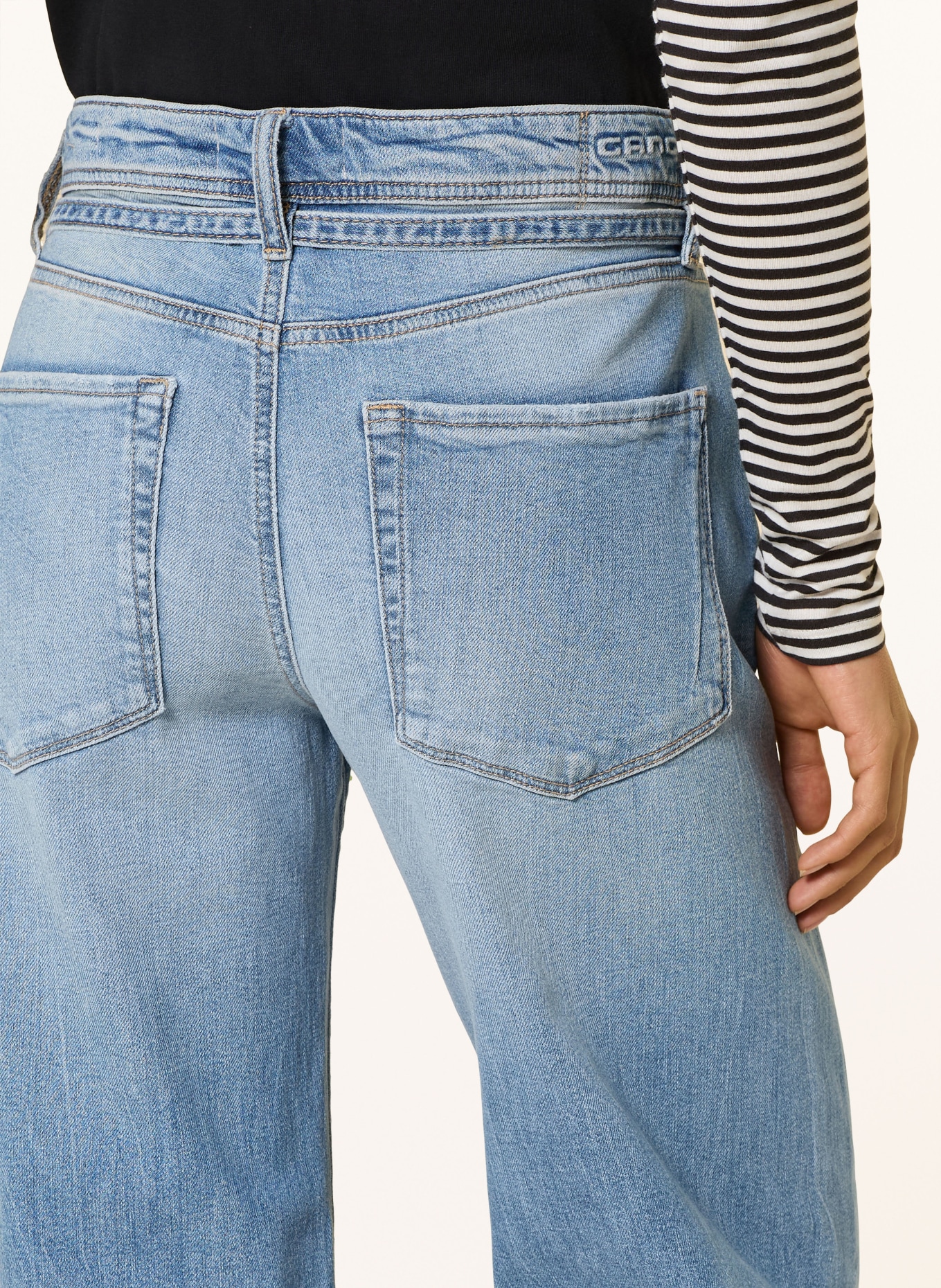 GANG Wide Leg Jeans 94CLAIRE: HELLBLAU