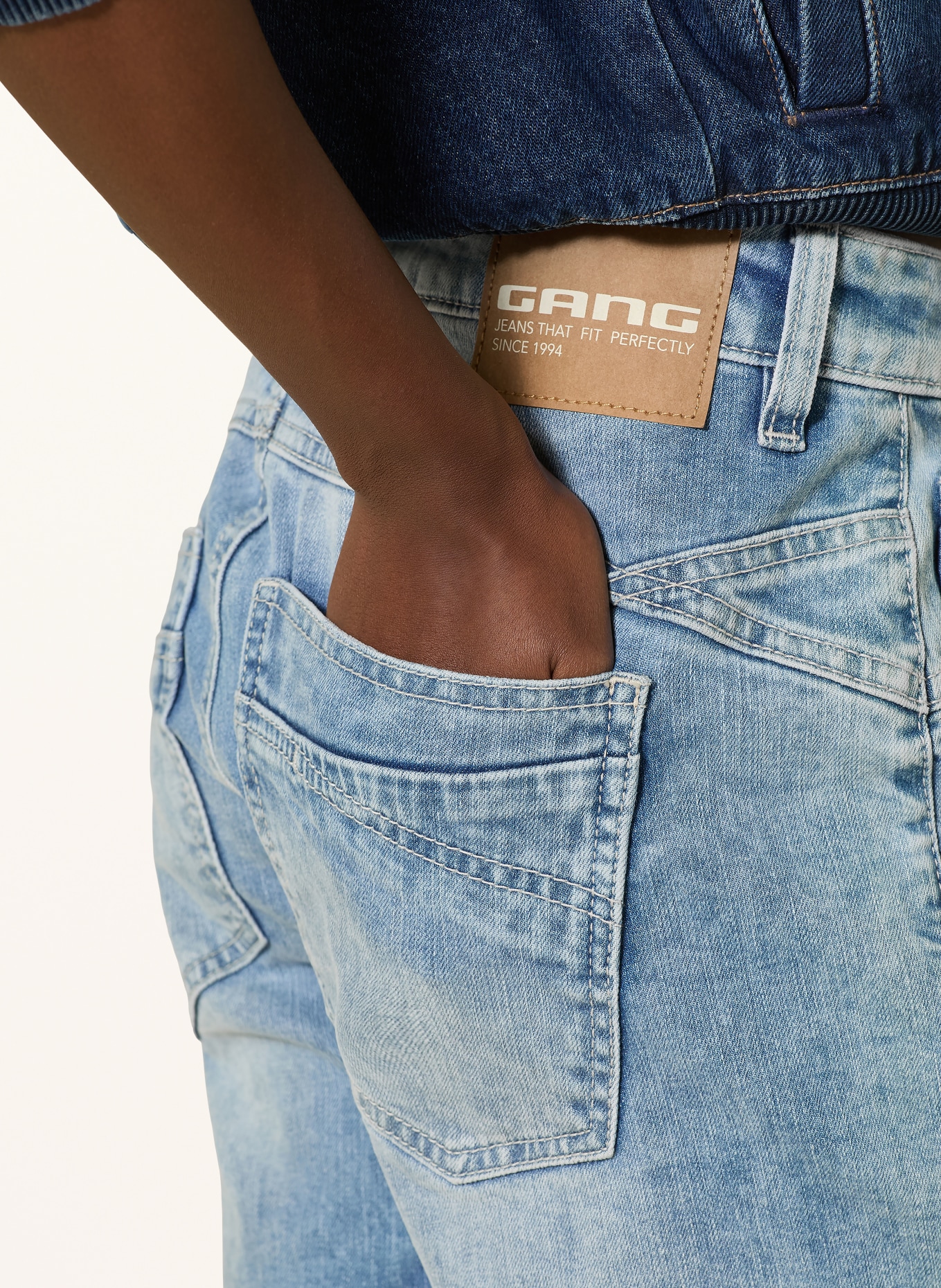 GANG Jeansshort 94BO: 7264 holiday wash