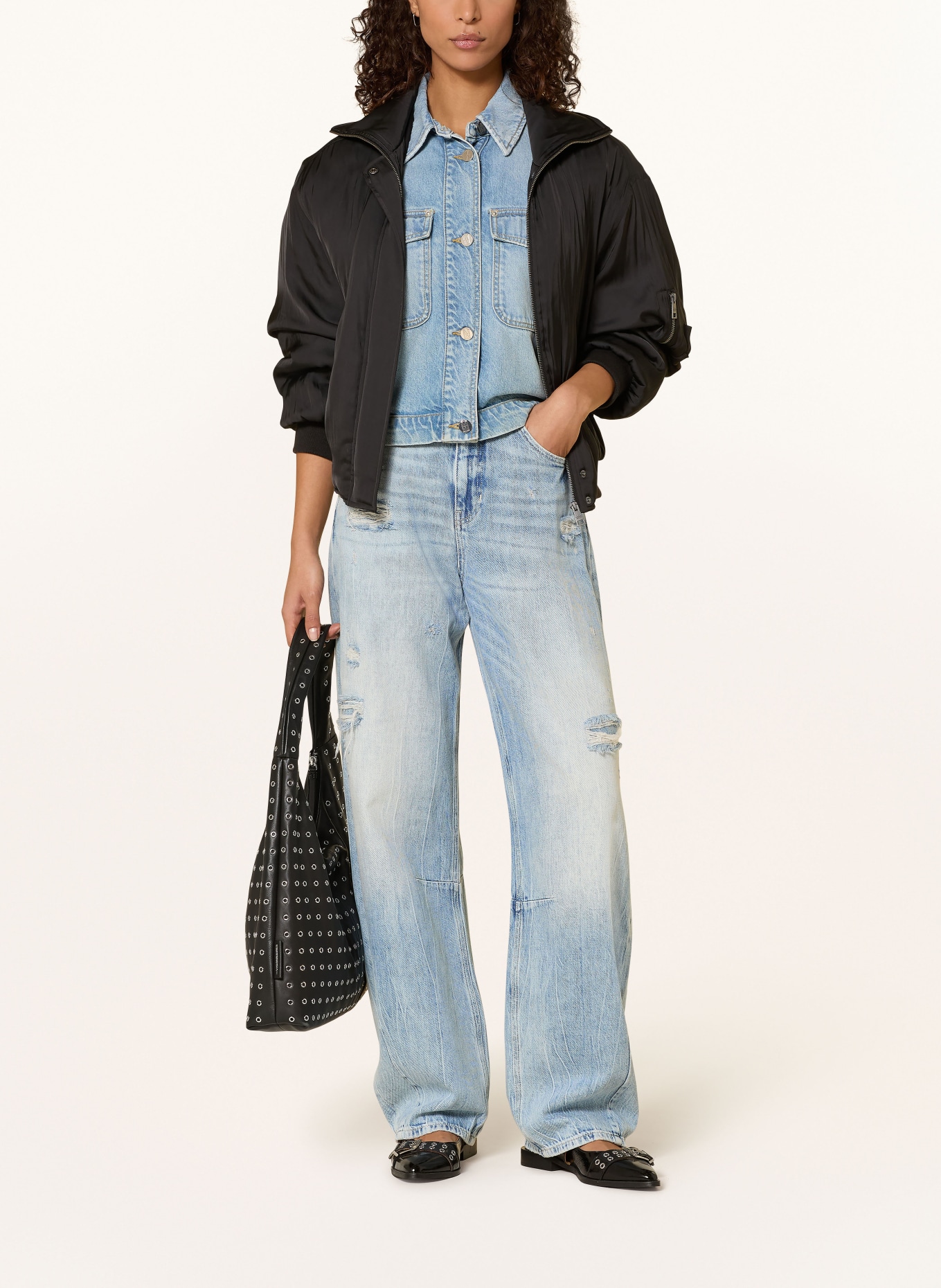 GANG Barrel Jeans 94SARINA: HELLBLAU