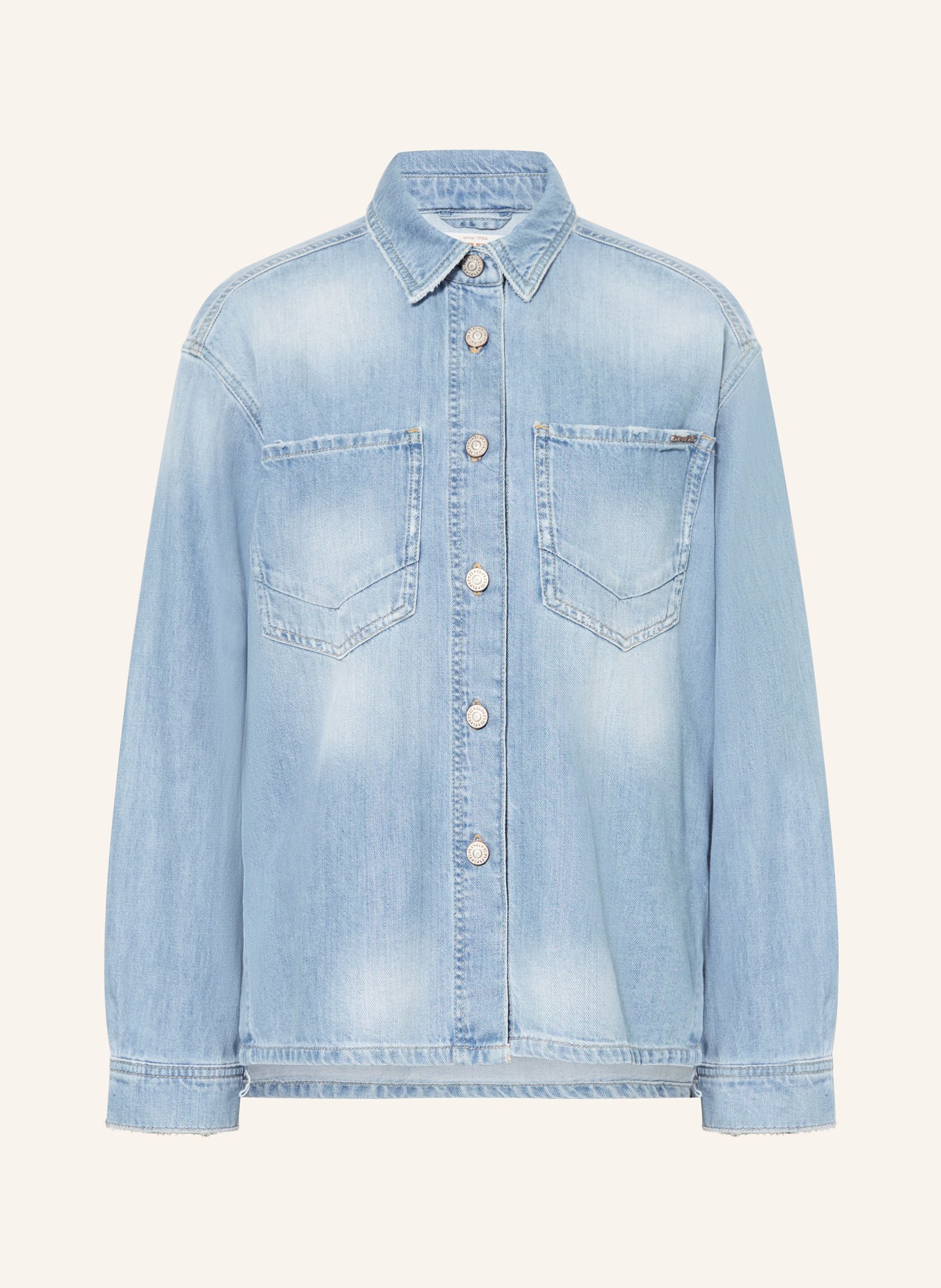 GANG Jeansoverhemd 94NALA: LICHTBLAUW