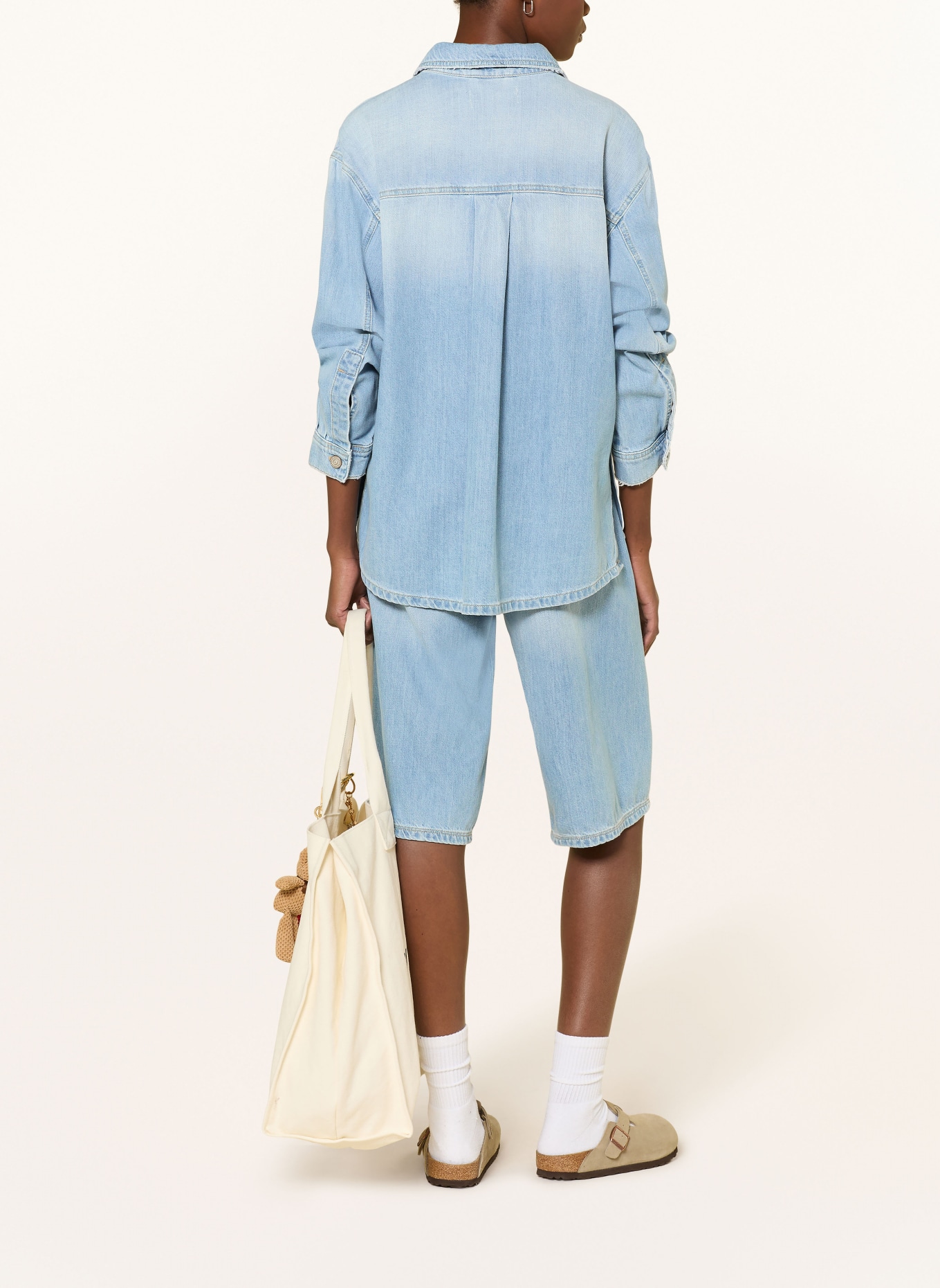 GANG Jeansoverhemd 94NALA: LICHTBLAUW