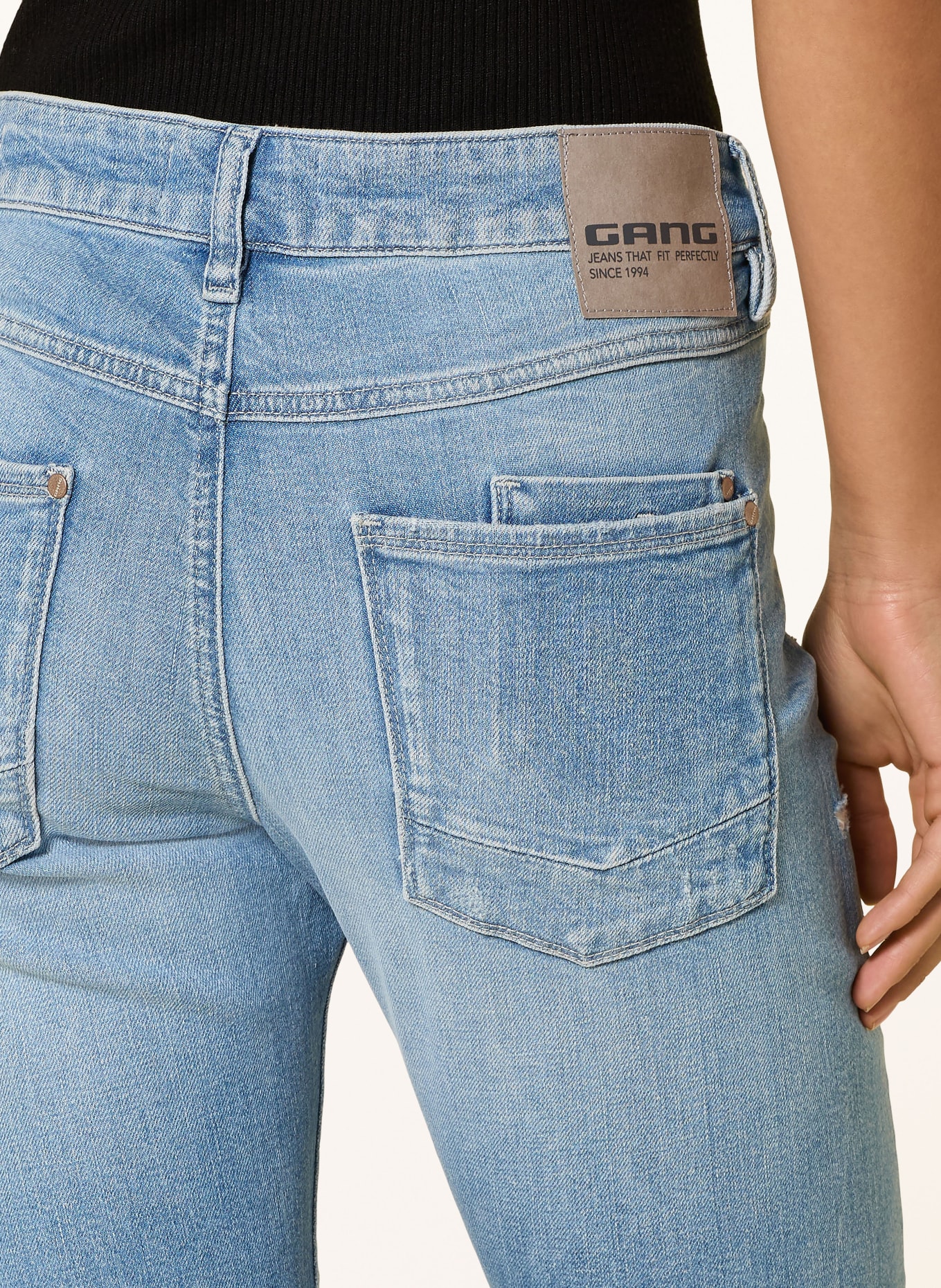 GANG Dżinsy typu boyfriend 94NADIA: 7571 light blue repair