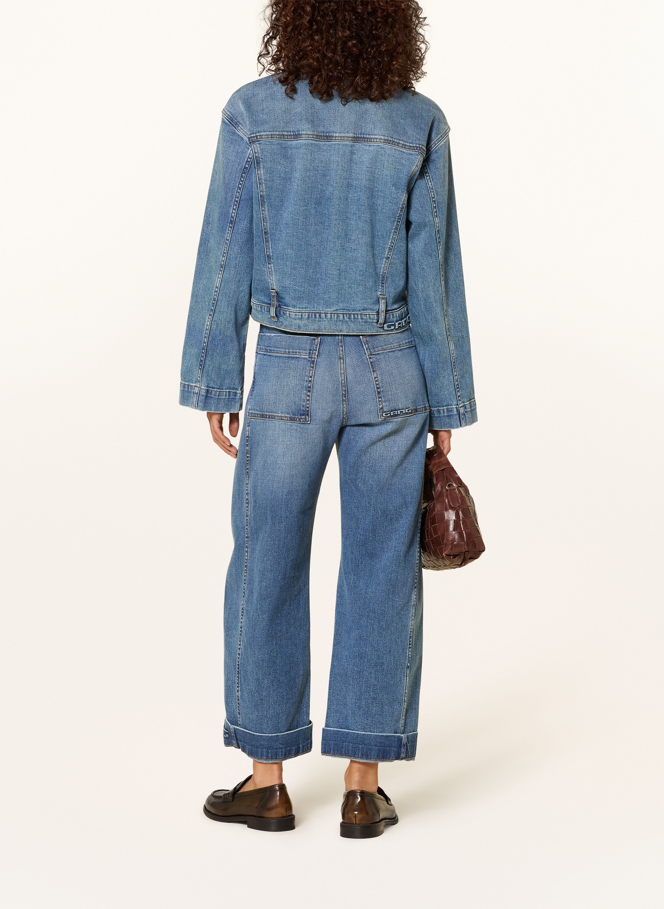 GANG Jeansjacke 94TINA: HELLBLAU