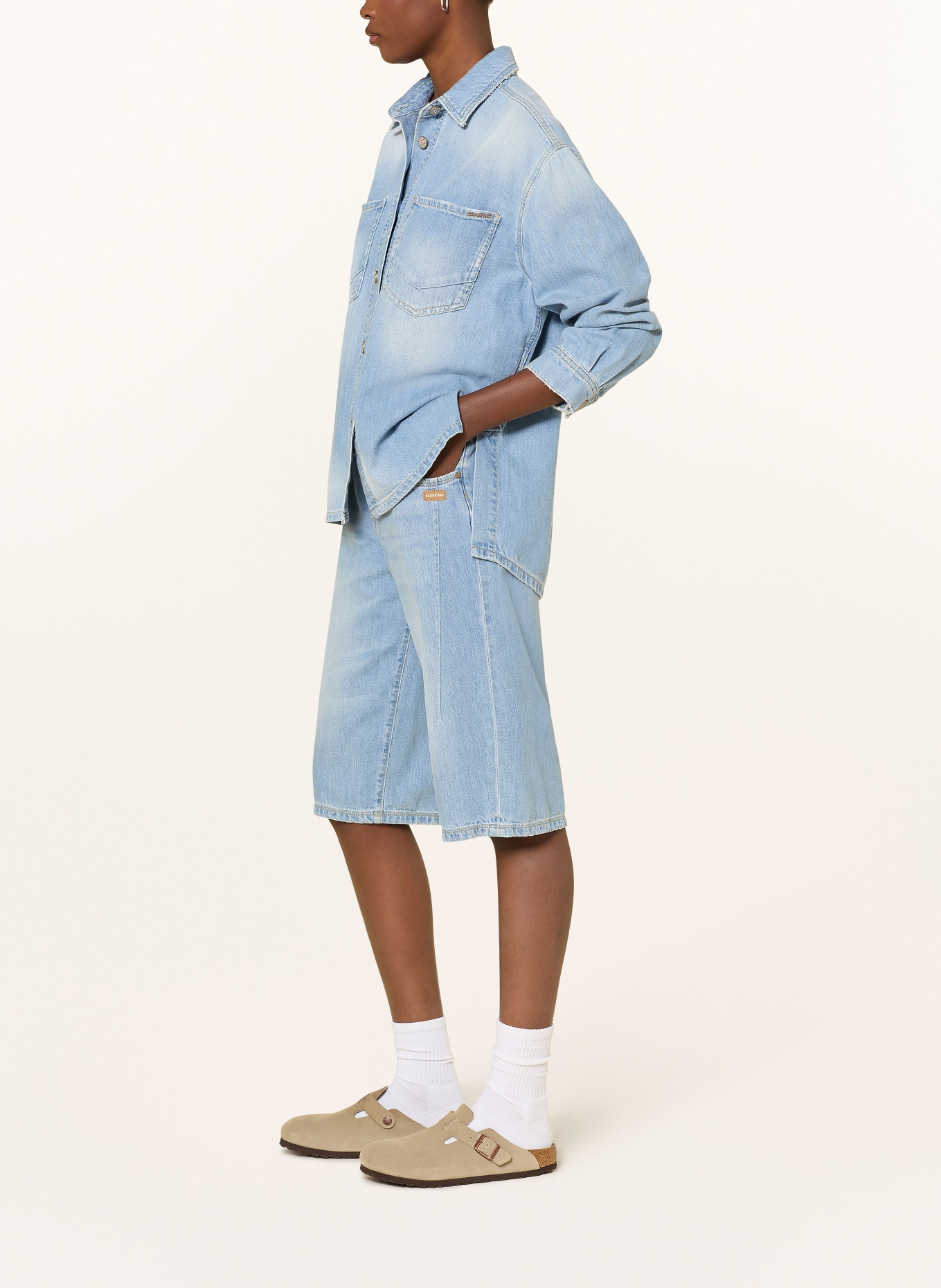 GANG Jeansbermuda 94CLAIRE: 7600 blue vintage