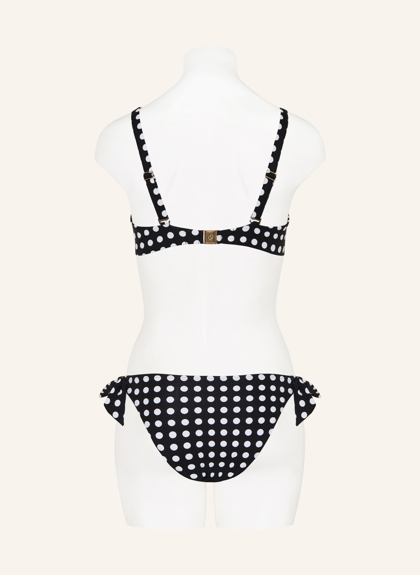 CHANTELLE Triangel-Bikini-Hose SAUVAGE: SCHWARZ / WEISS