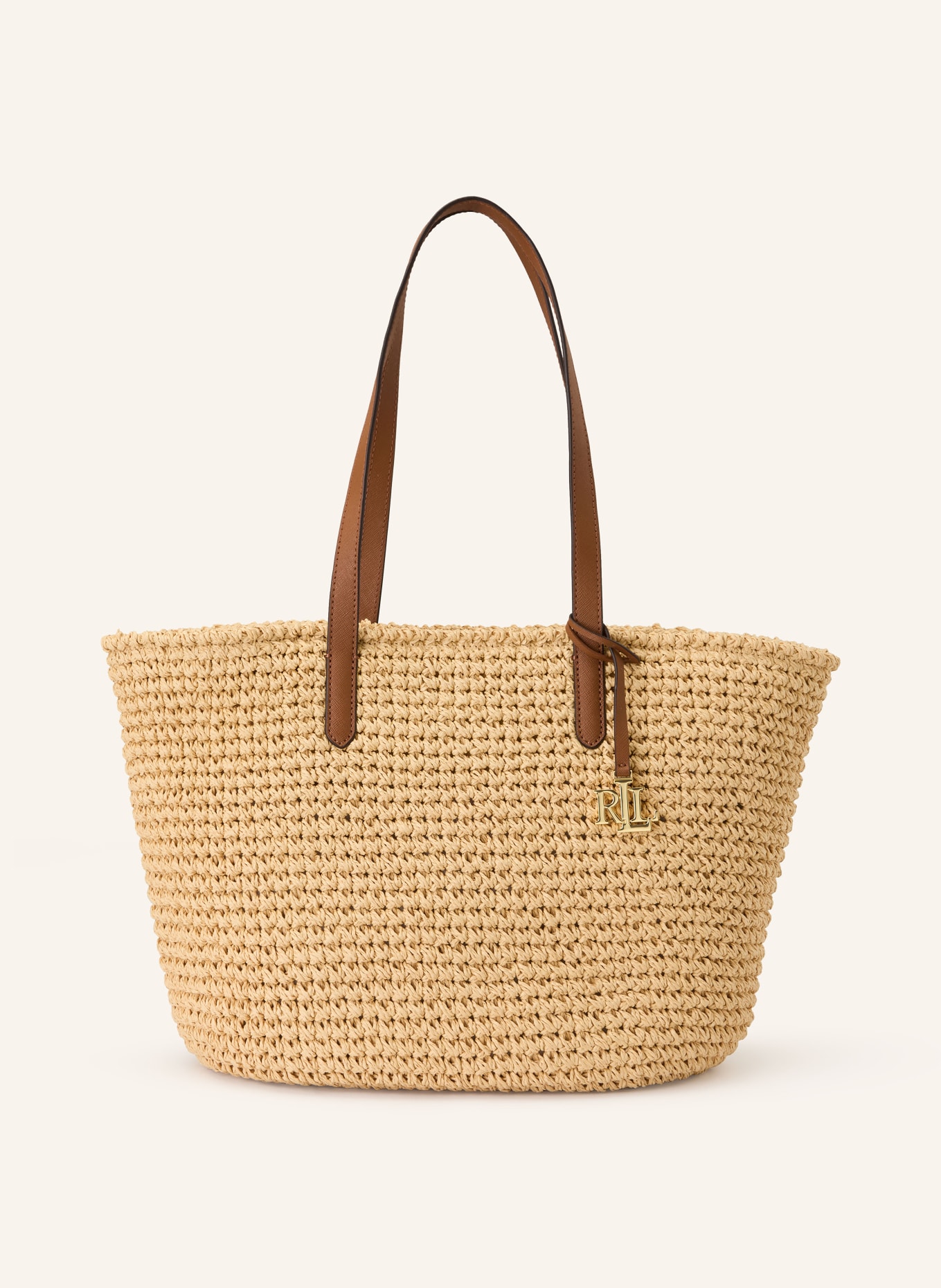 LAUREN RALPH LAUREN Shopper LAINEY: BEIGE / GOLD / BRAUN