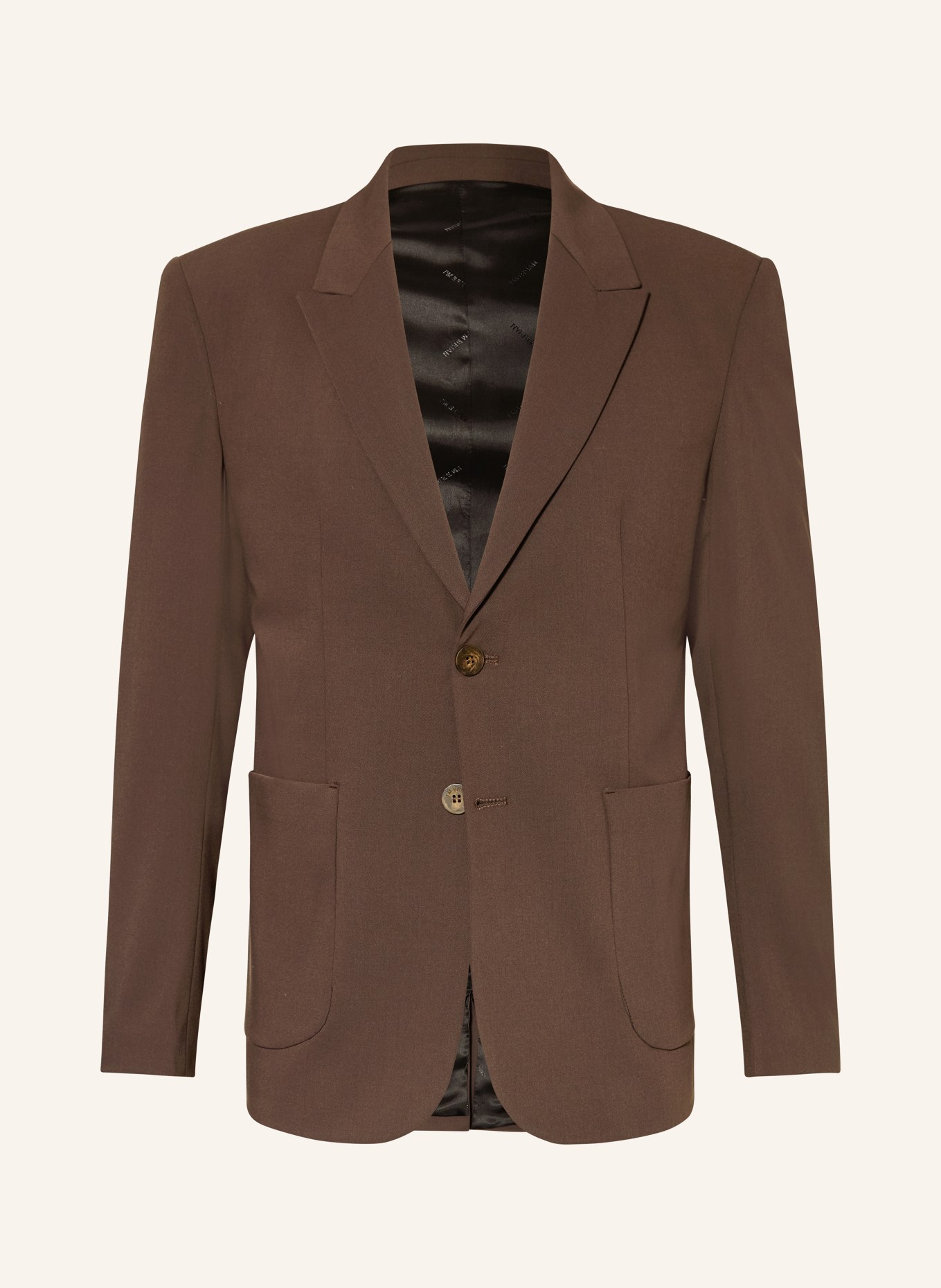 I'M BRIAN Veste de costume coupe classique: 020 MORO