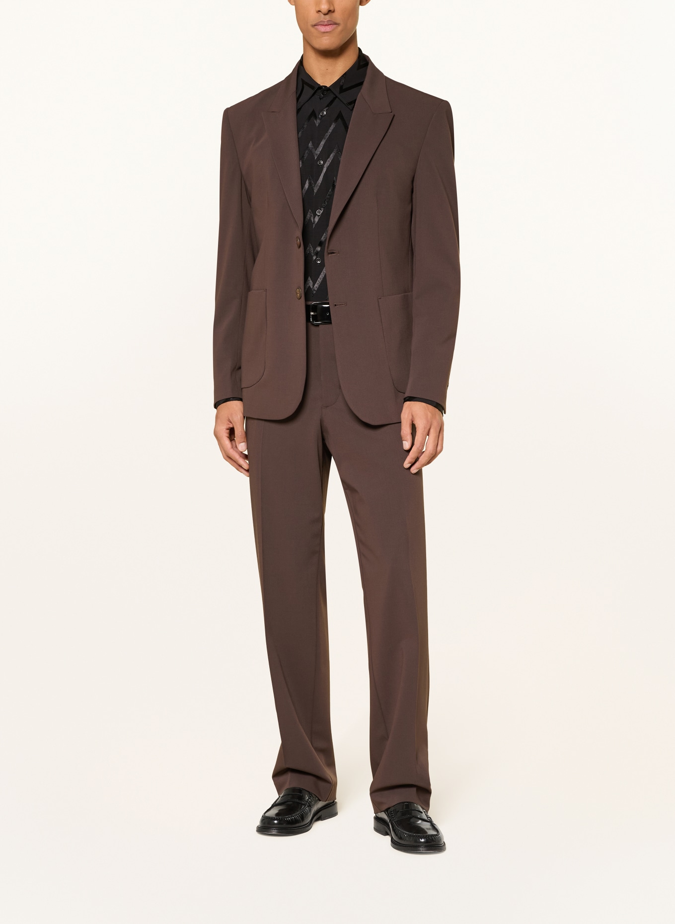 I'M BRIAN Veste de costume coupe classique: 020 MORO