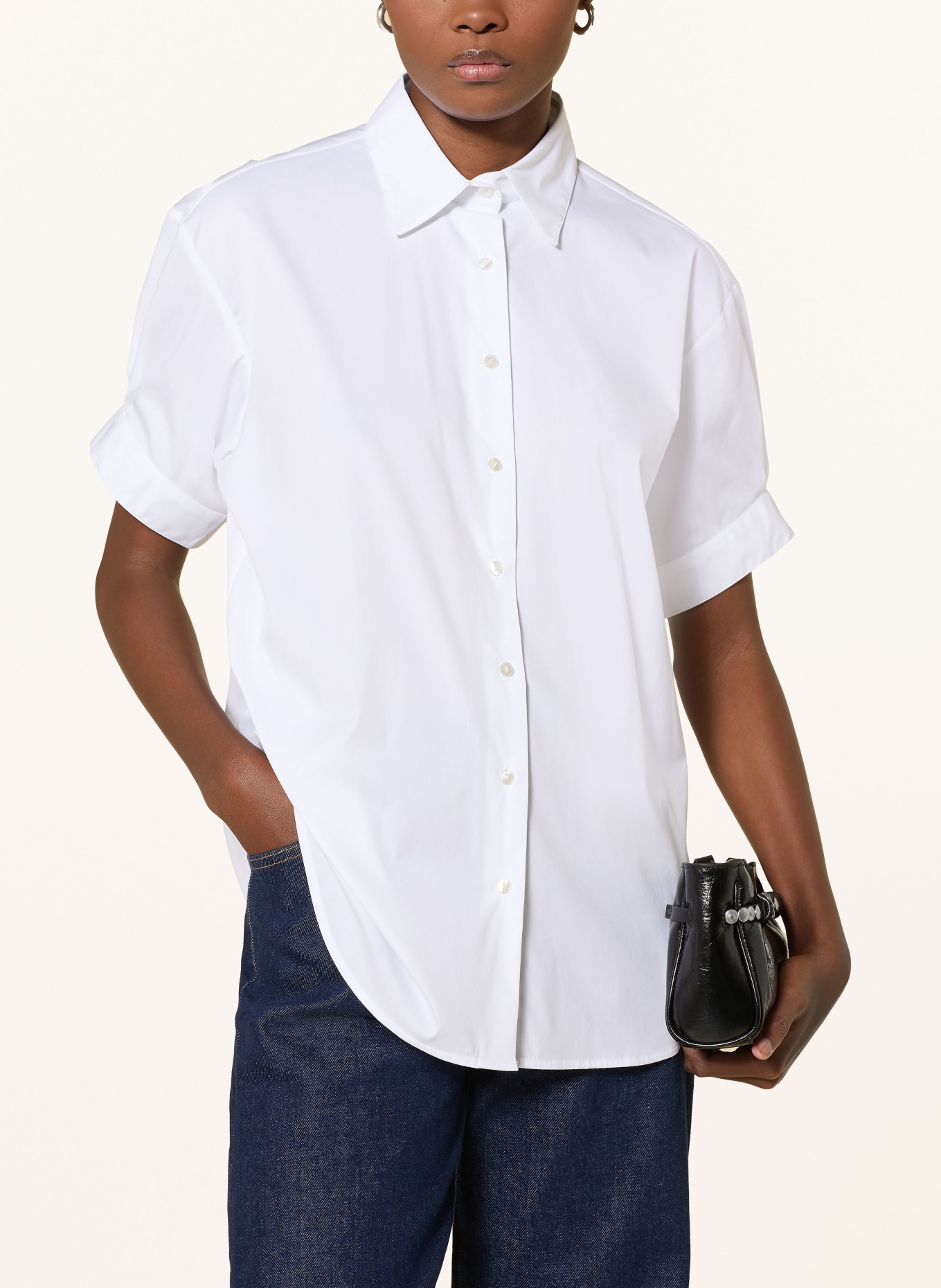 ÉMANOU shirt blouse: WHITE