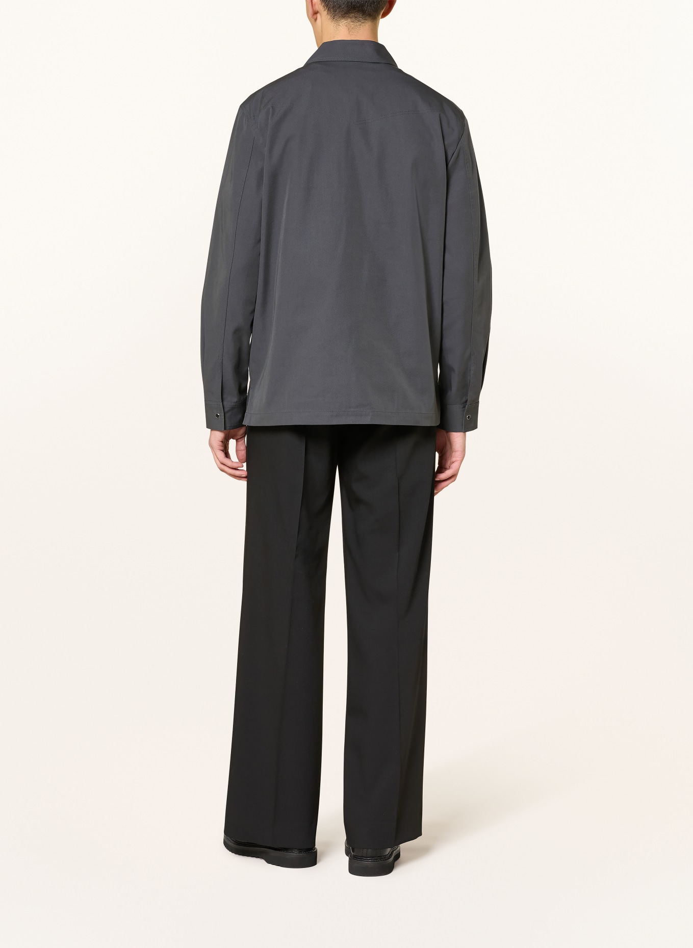 COS Overshirt: DUNKELGRAU