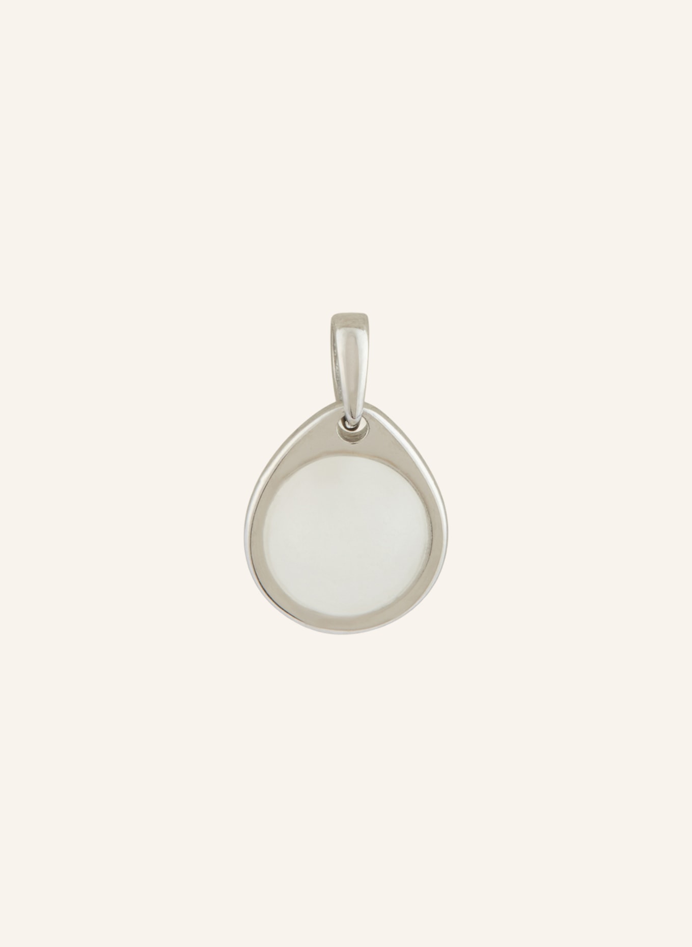 EDBLAD BIRTHSTONE pendant: SILVER / WHITE