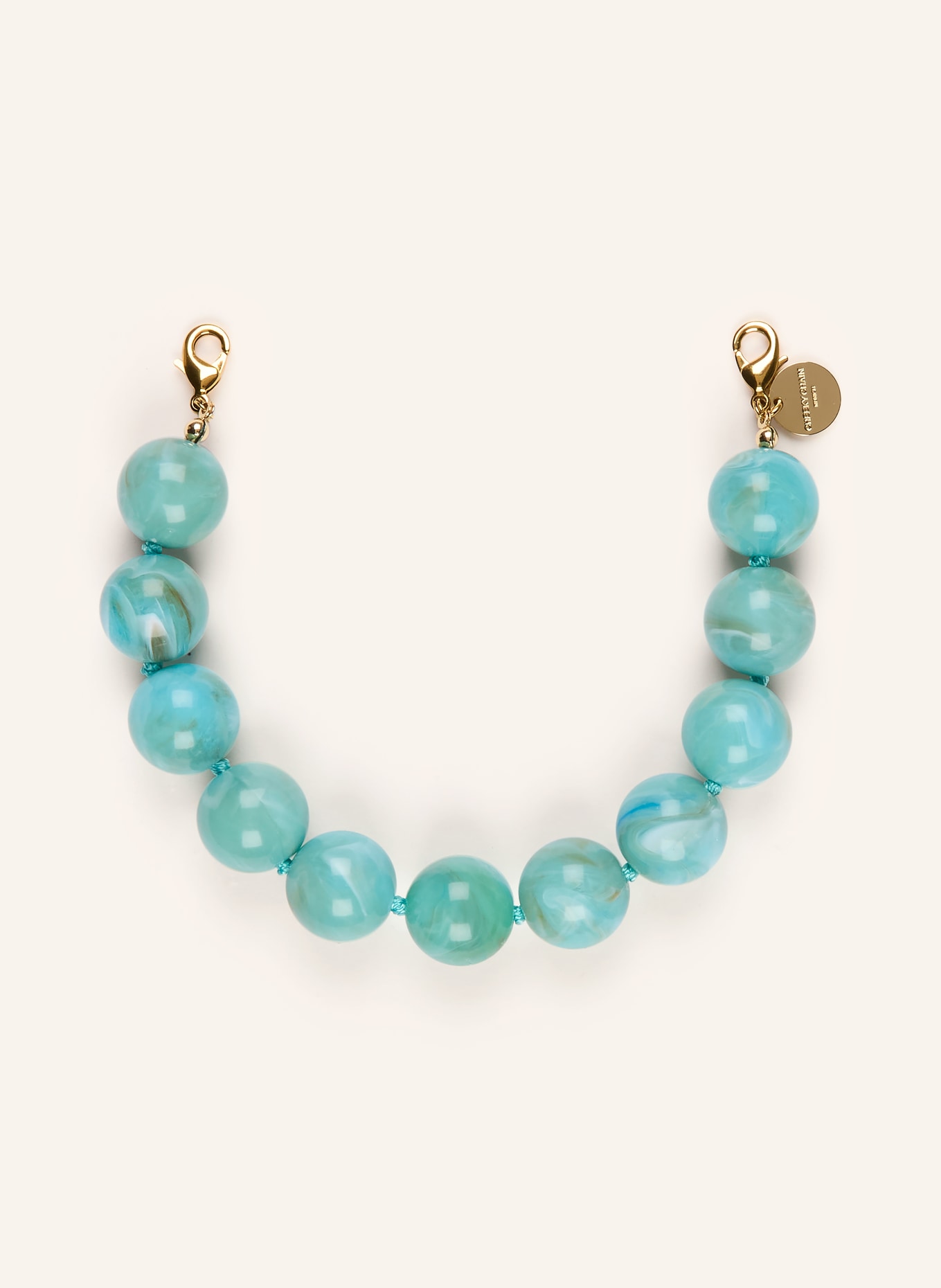 CHEEKY CHAIN MUNICH Łańcuszek do smartfona SALLY: TURKUSOWY