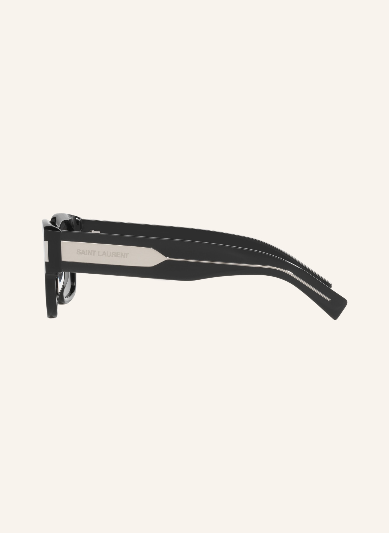 SAINT LAURENT Okulary przeciwsłoneczne SL 617: CZARNY/ SZARY